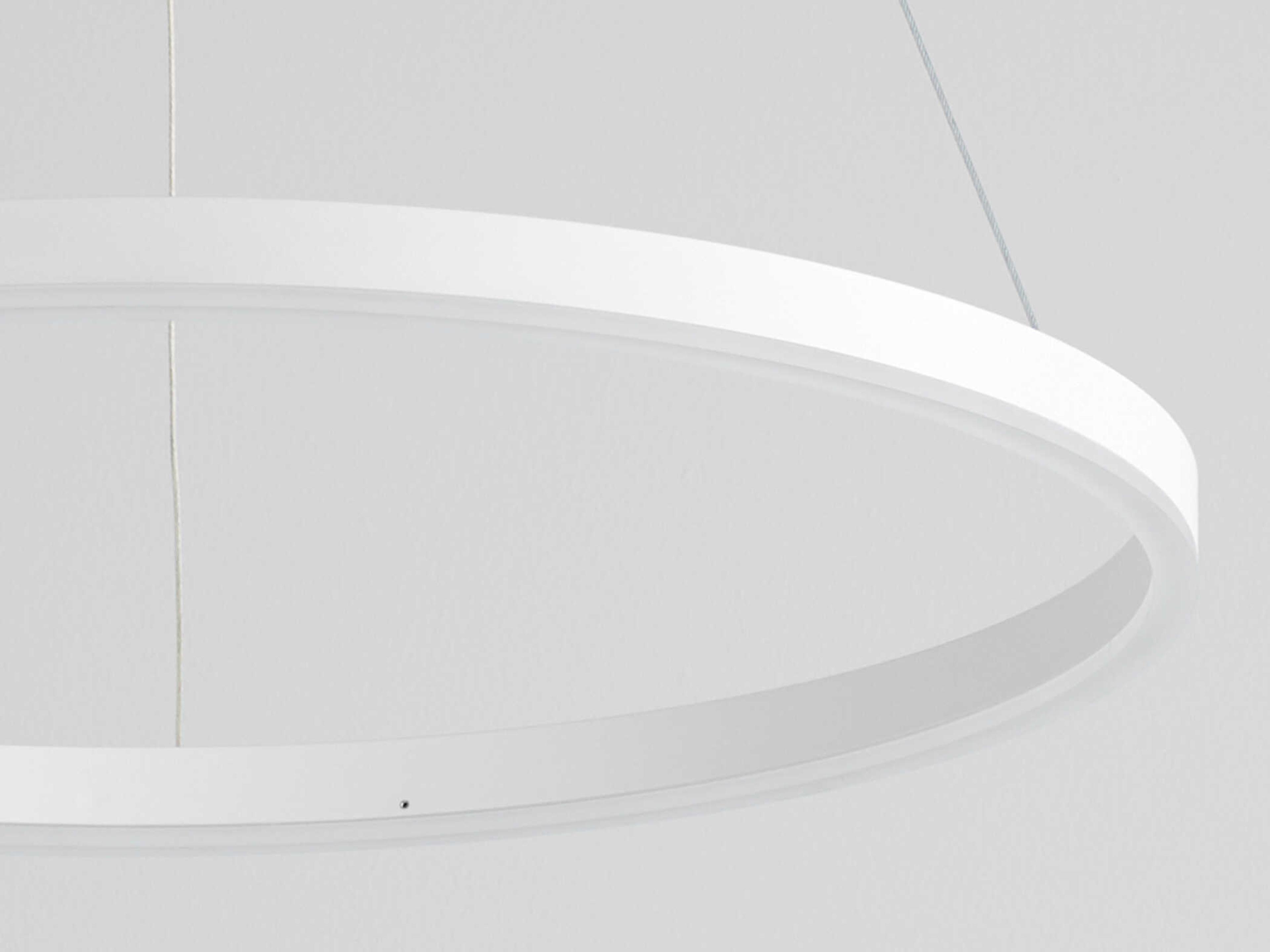 Oxygen by Quorum Circulo 1-Light White Pendant