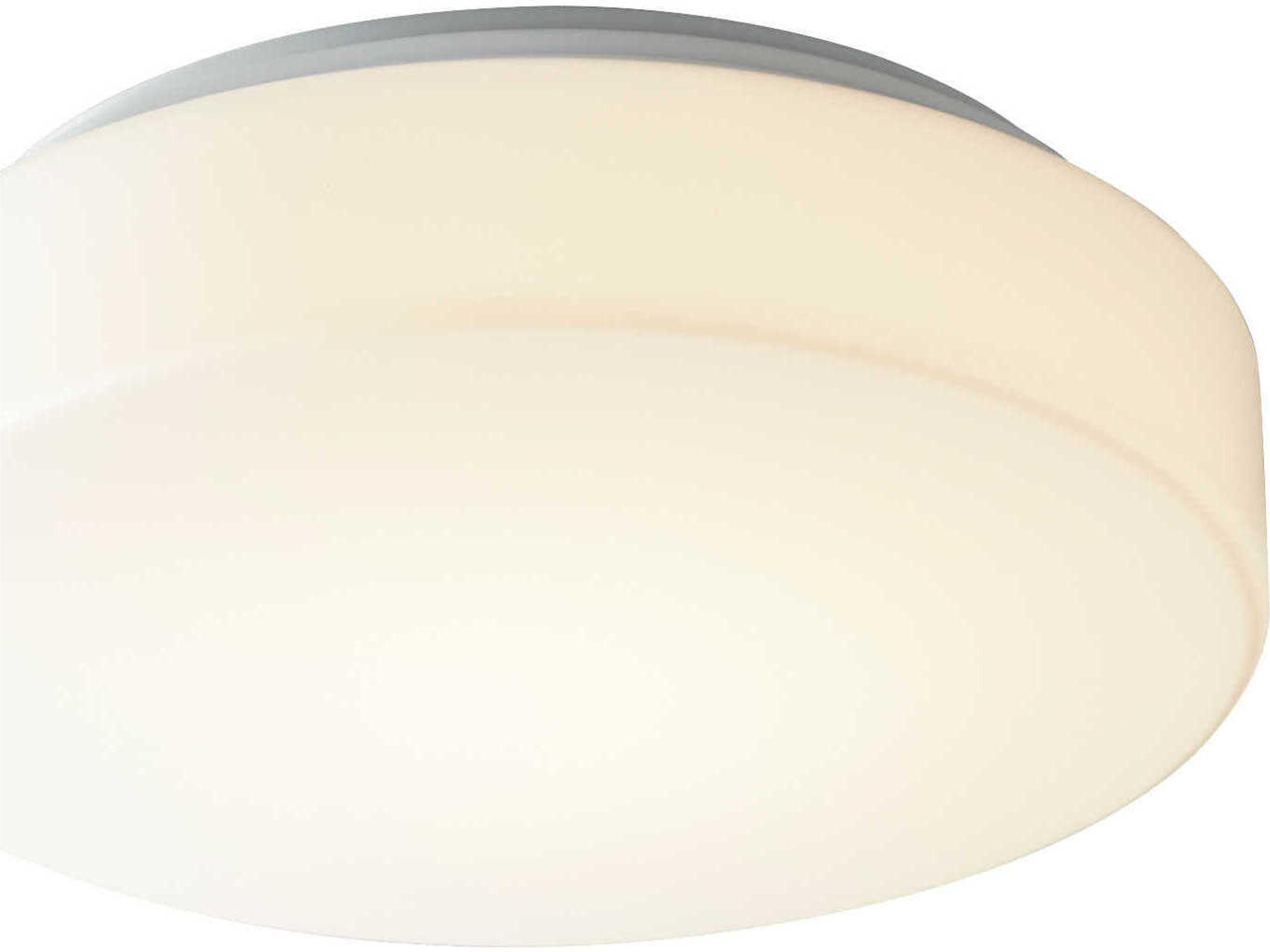 Oxygen by Quorum Rhythm 1-Light White Flush Mount