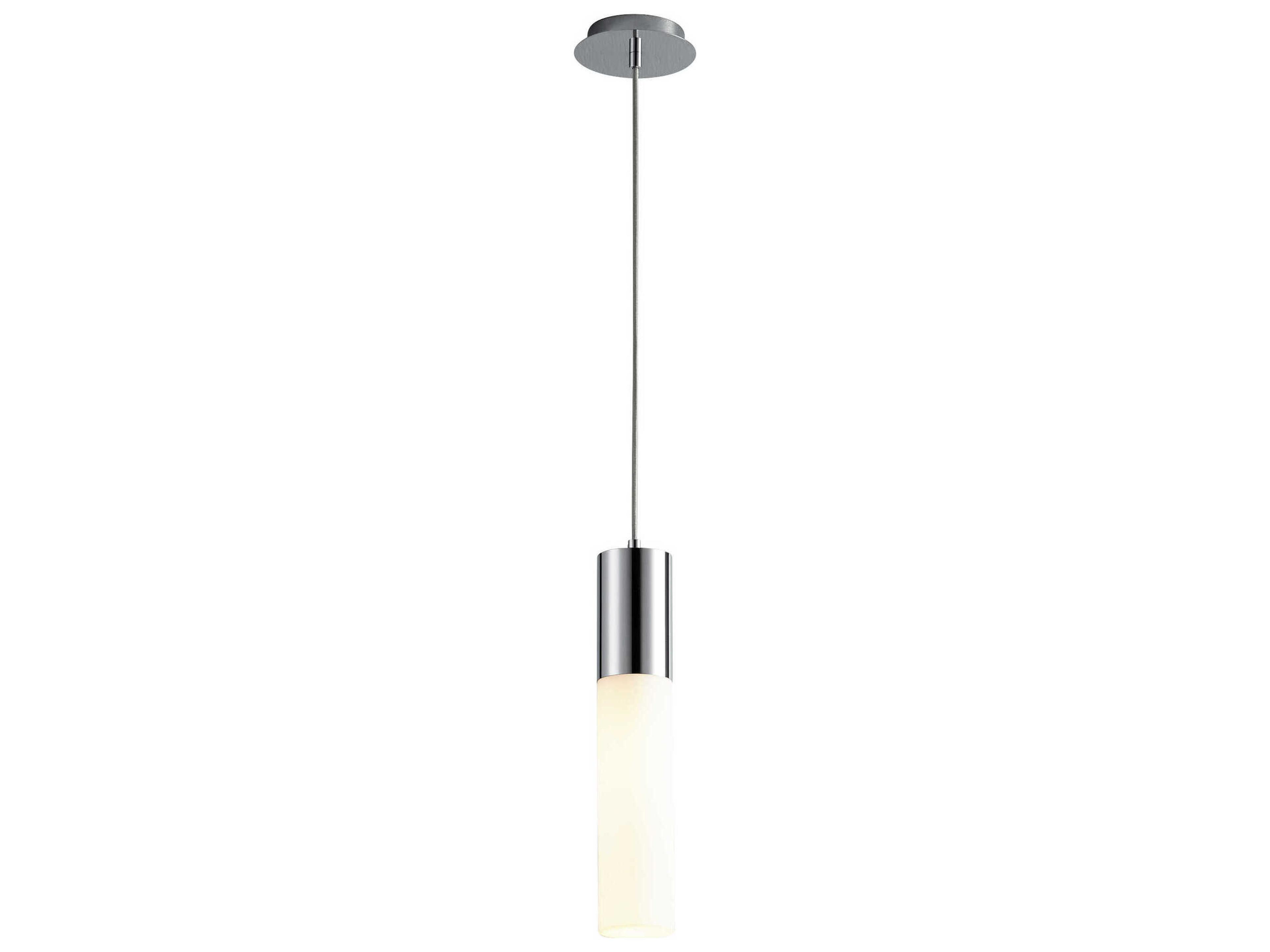 Oxygen by Quorum Magnum 1-Light Polished Chrome Cylinder Mini Pendant