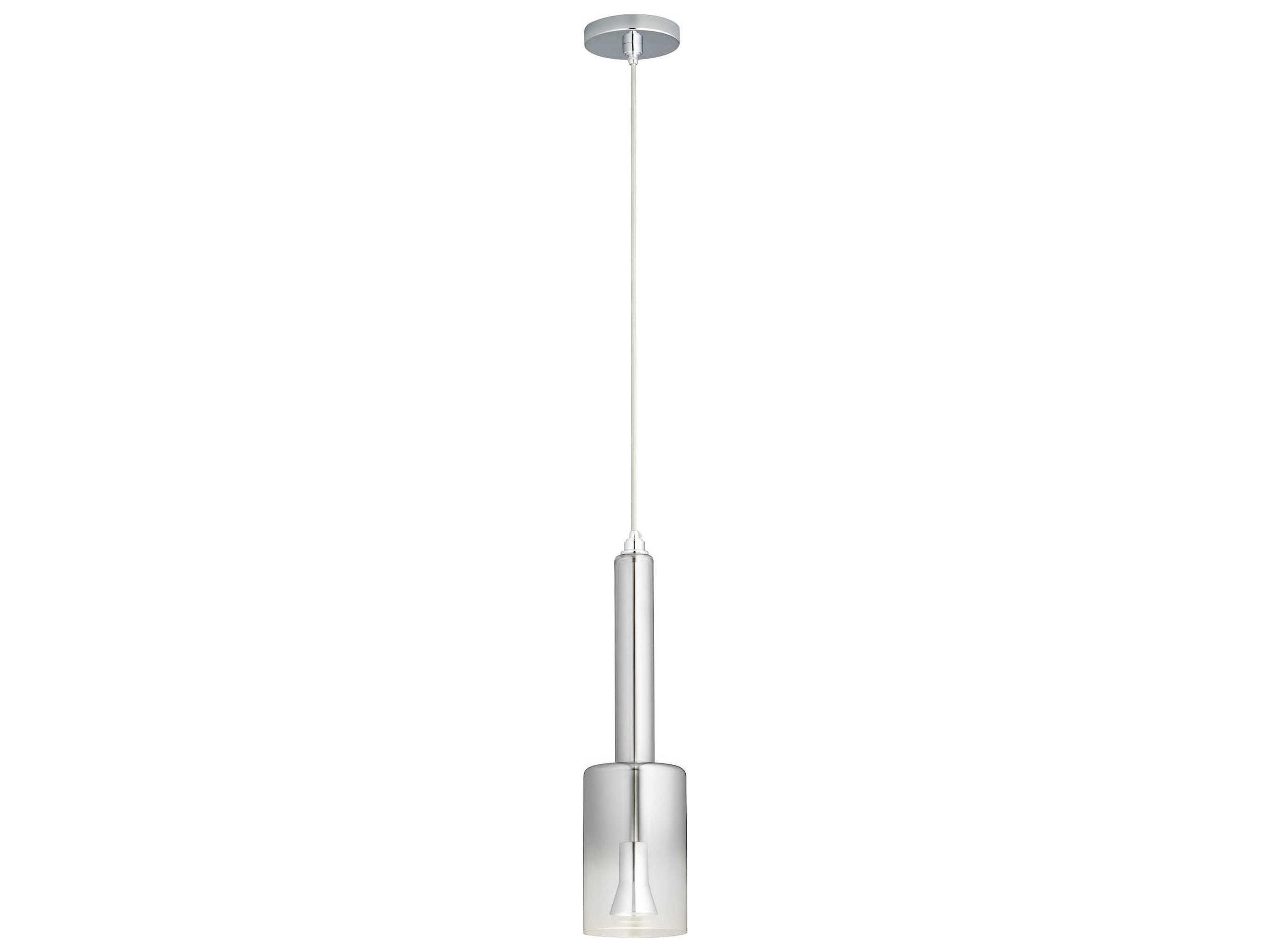 Oxygen by Quorum Spindle 1-Light Smoke Ombre Gray Mini Pendant