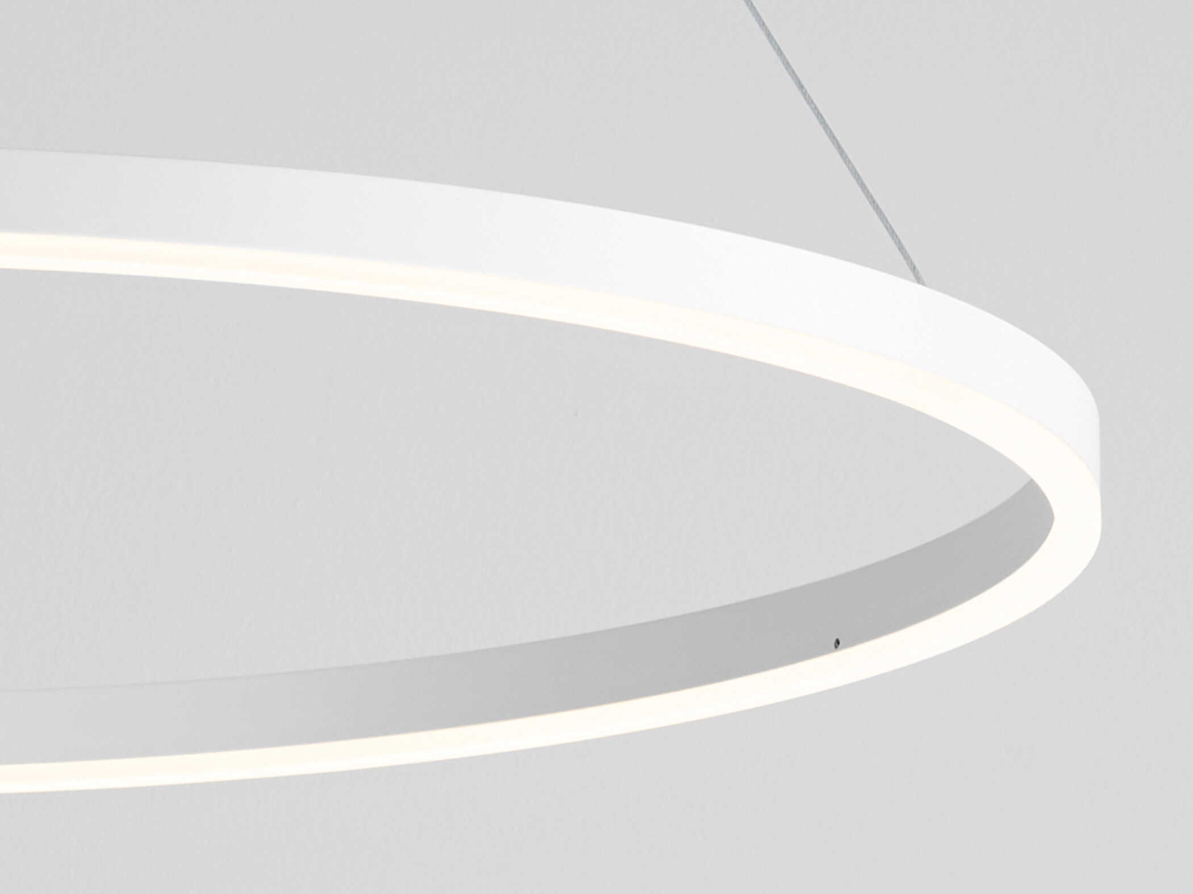 Oxygen by Quorum Circulo 1-Light White Pendant