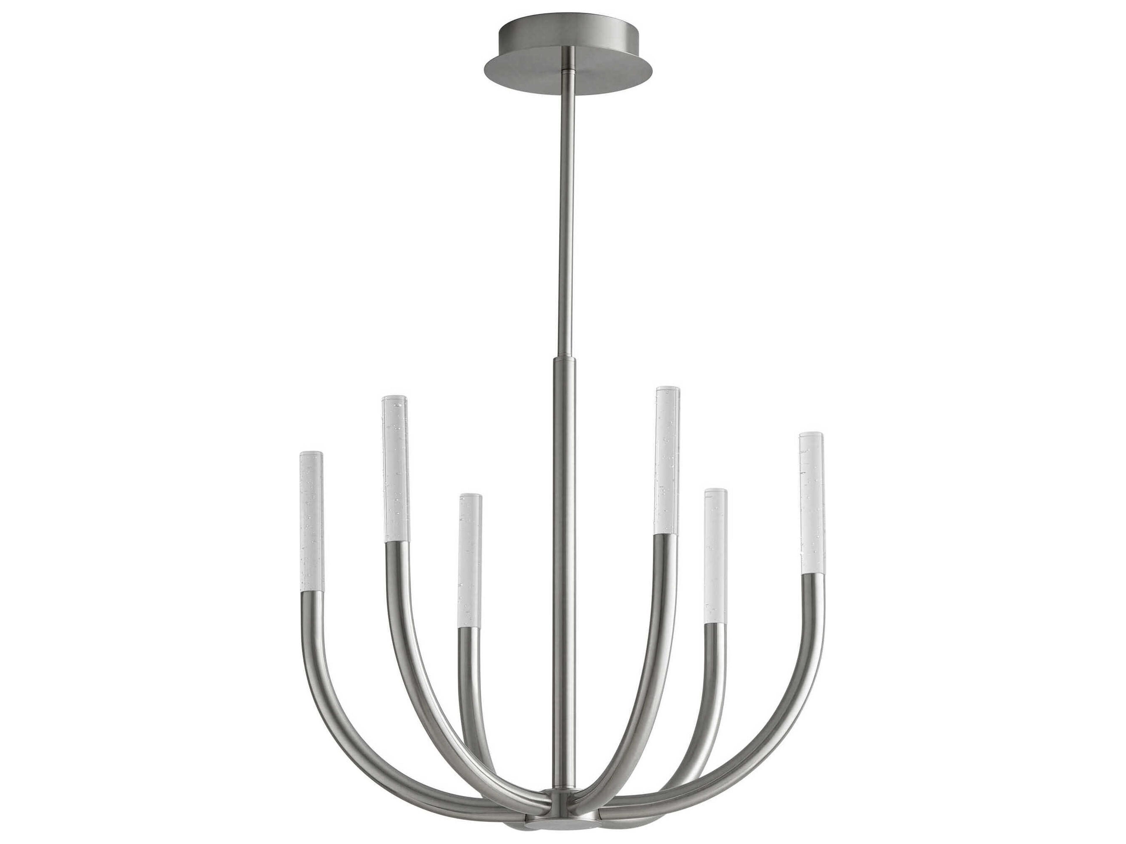 Presto 6-Light Satin Nickel Linear Chandelier