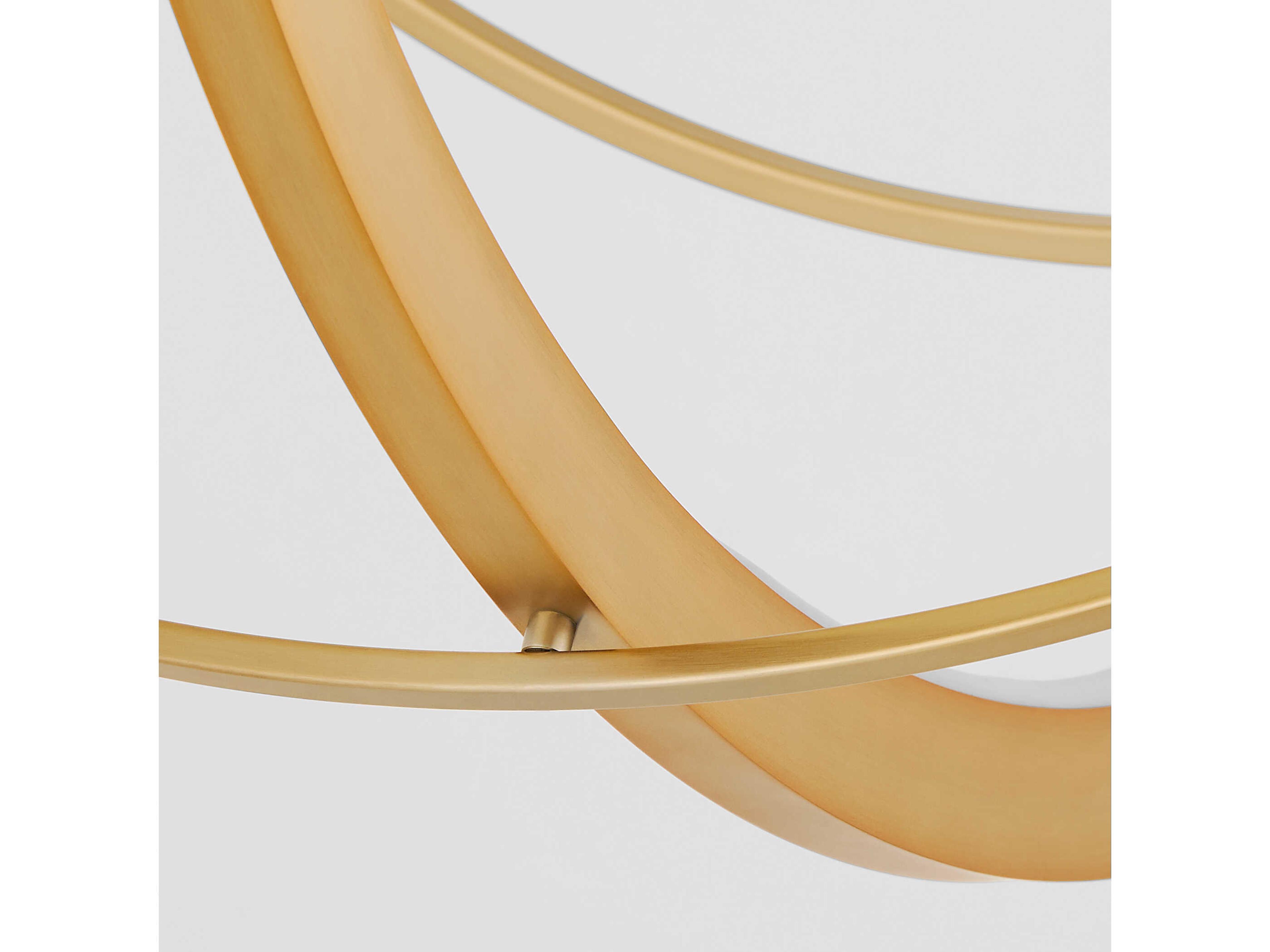 Oxygen by Quorum Gallilei 8-Light Aged Brass Geometric Pendant