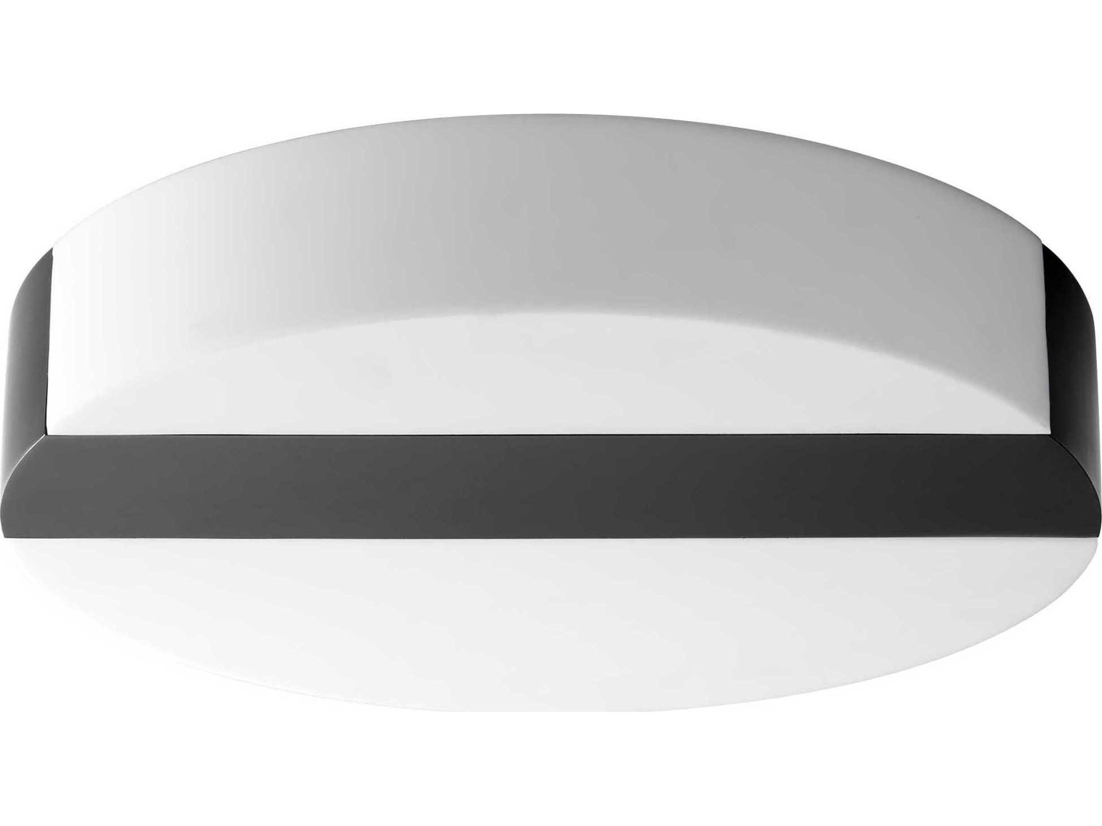 Aurora 1-Light Black Round Flush Mount