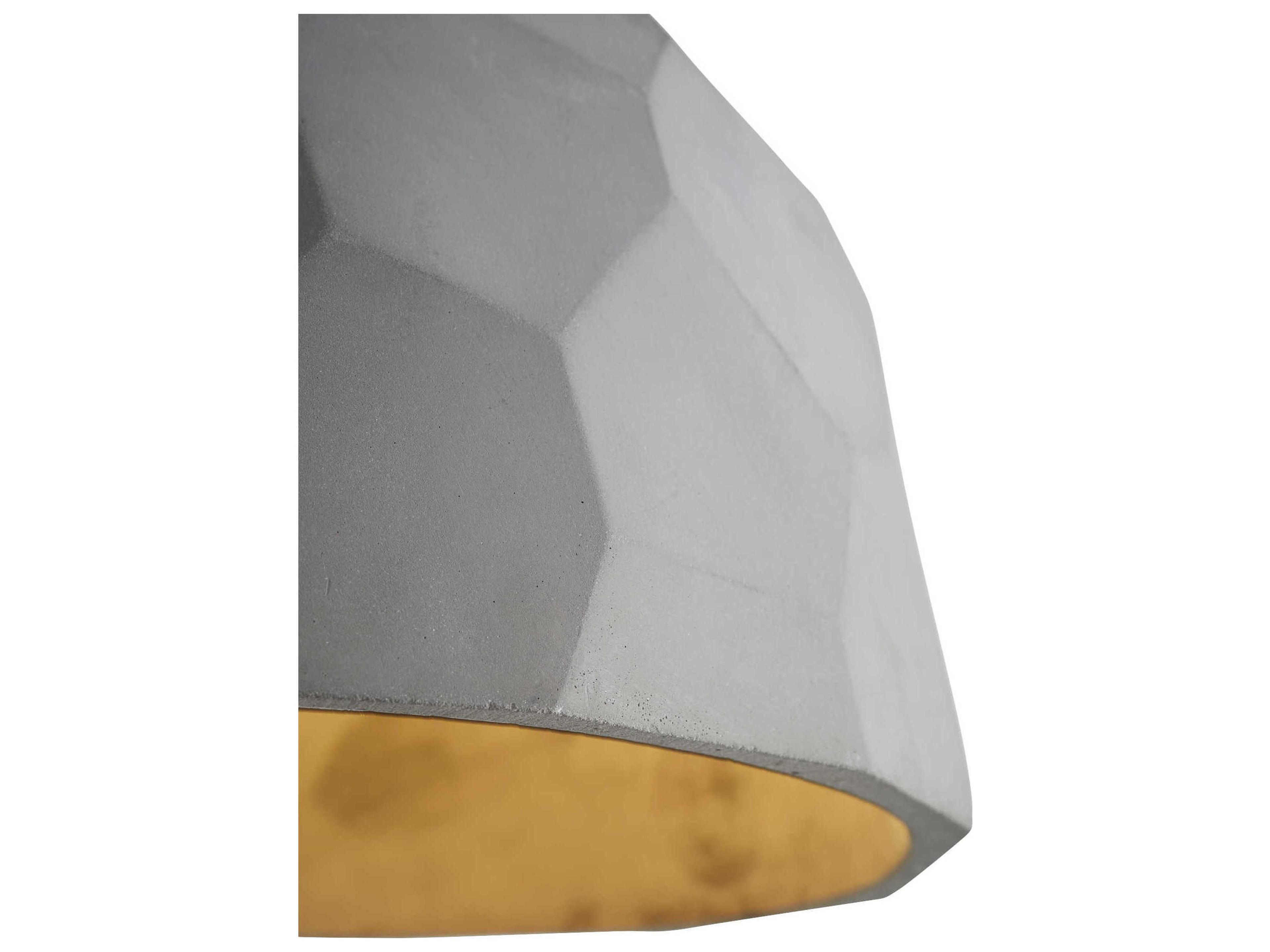 Oxygen by Quorum Maria 1-Light Grey Satin Nickel Pendant