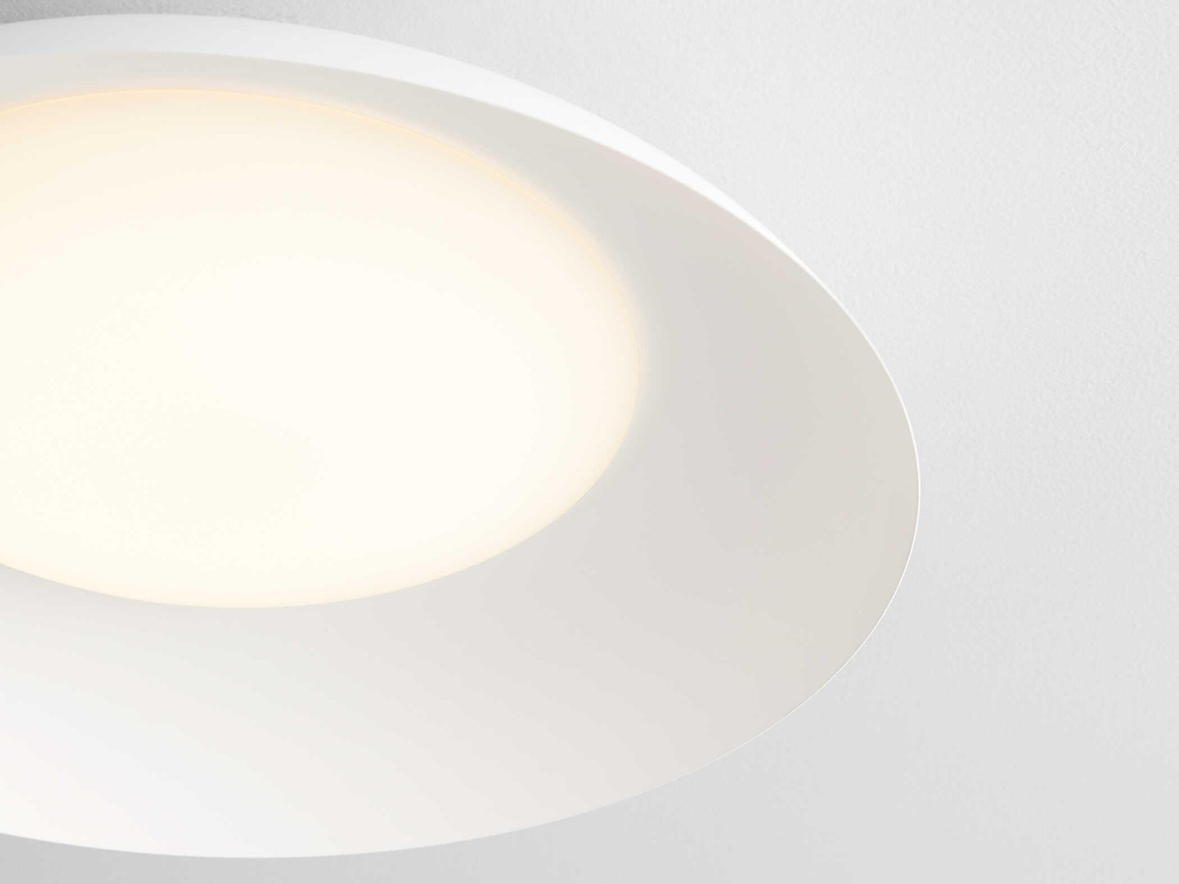 Oxygen by Quorum Bongo 1-Light White Round Flush Mount