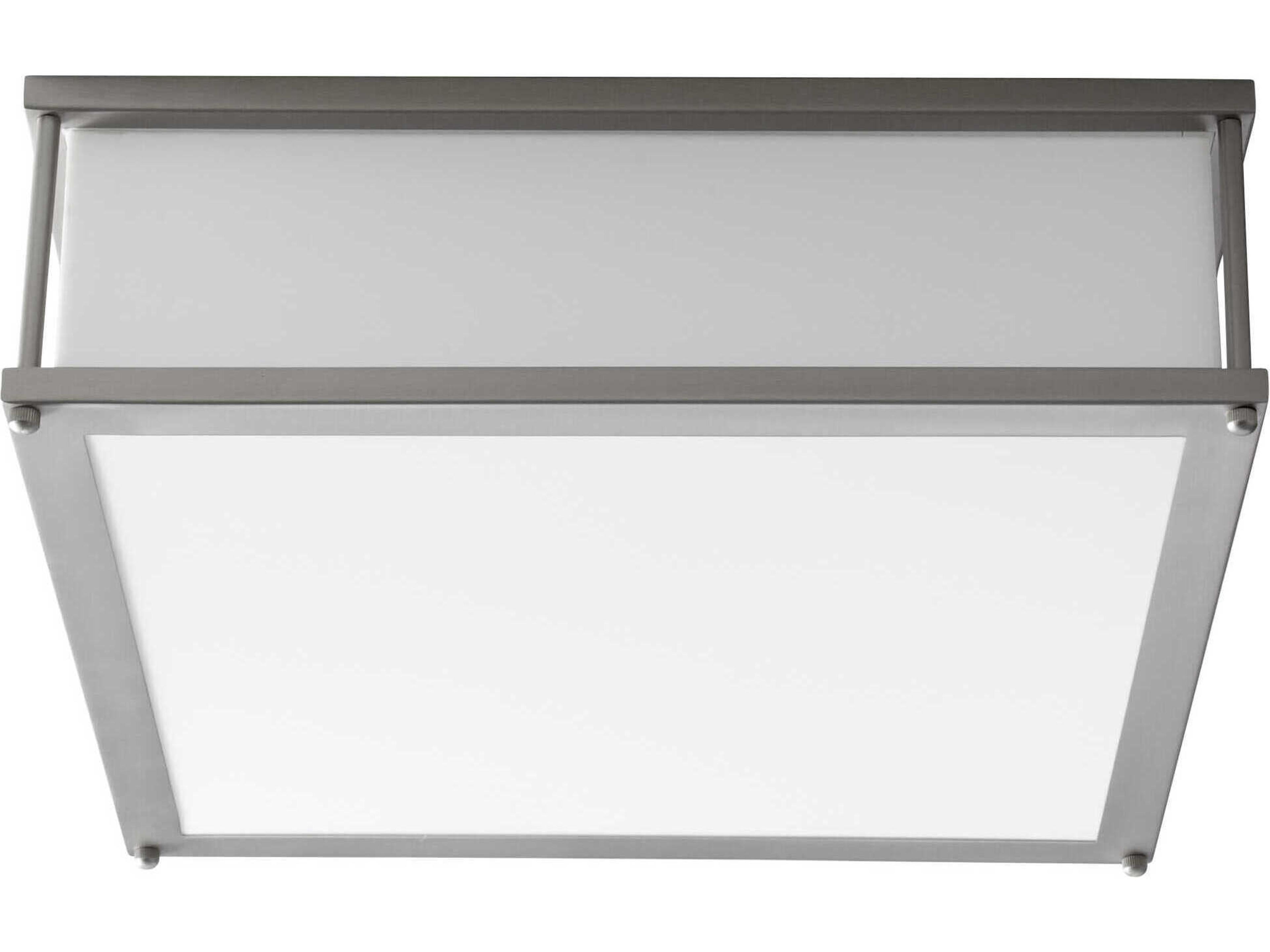 Modulo 2-Light Satin Nickel Flush Mount