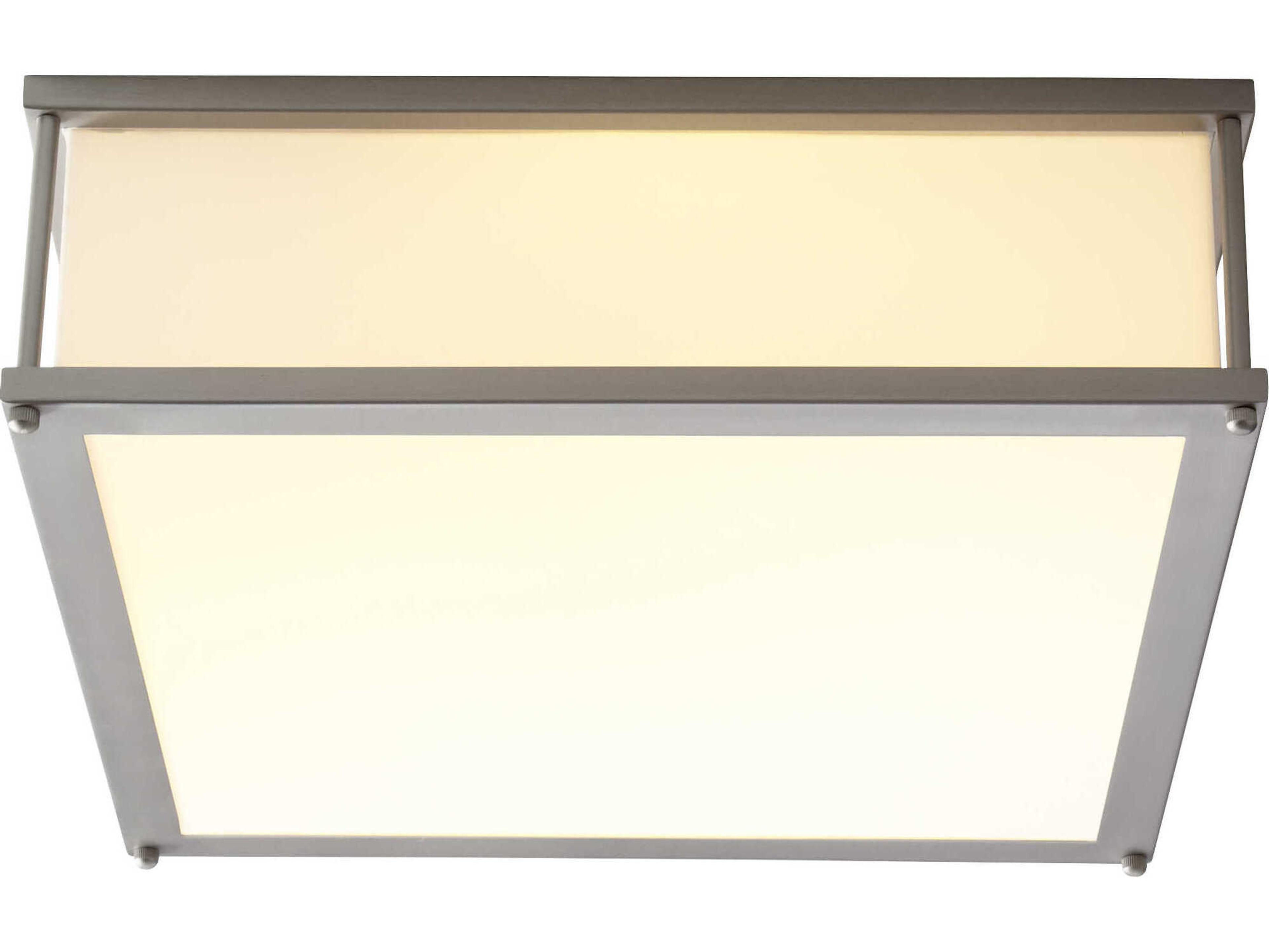 Oxygen by Quorum Modulo 2-Light Satin Nickel Flush Mount