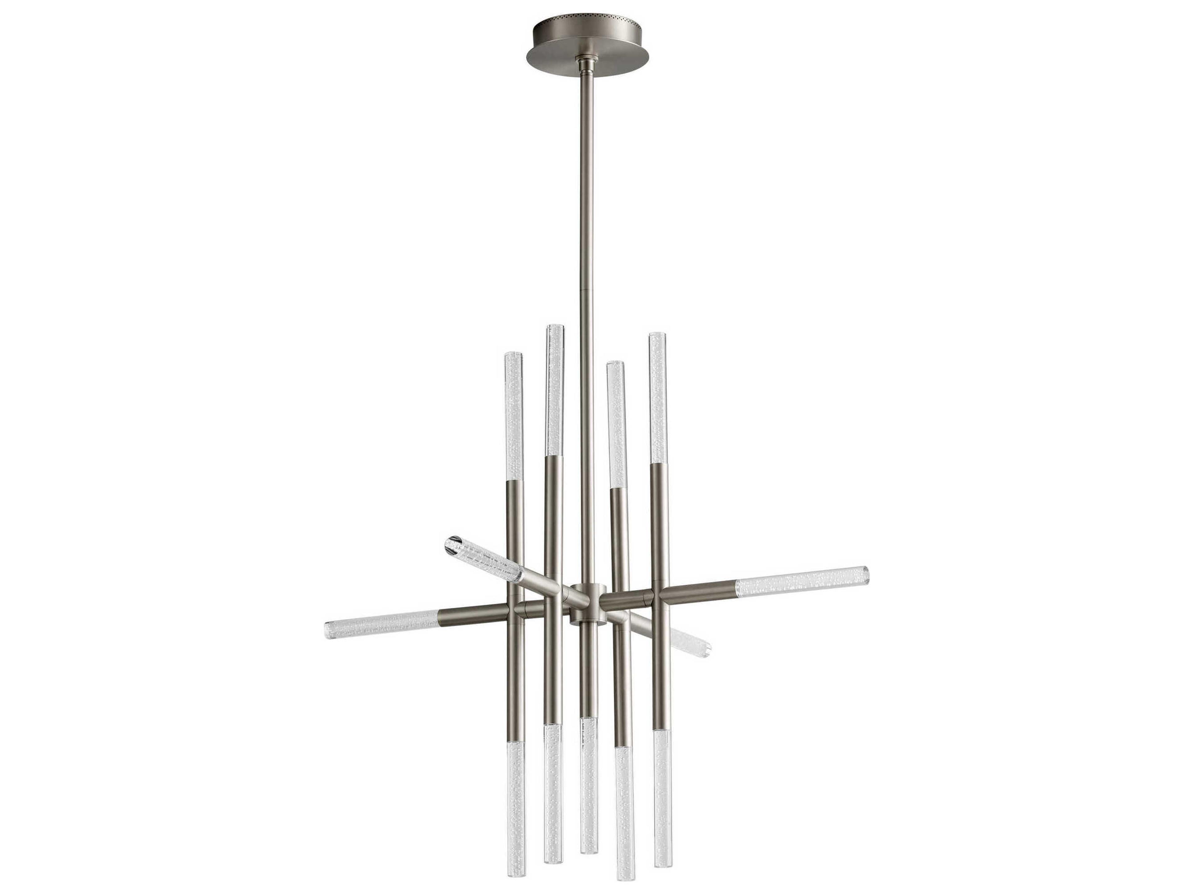 Moxy 13-Light Satin Nickel Linear Chandelier