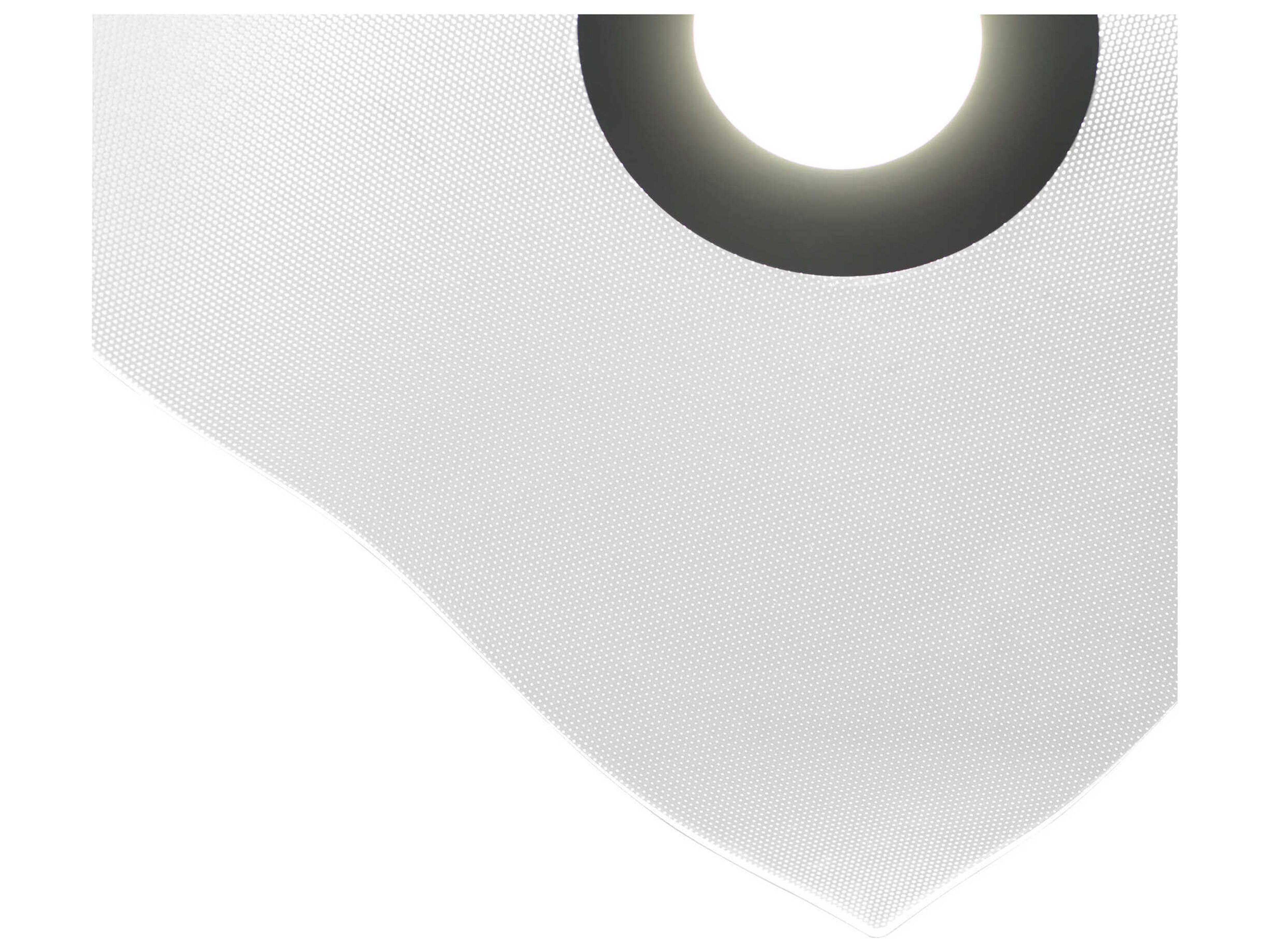 Oxygen by Quorum Medusa 1-Light Black Flush Mount