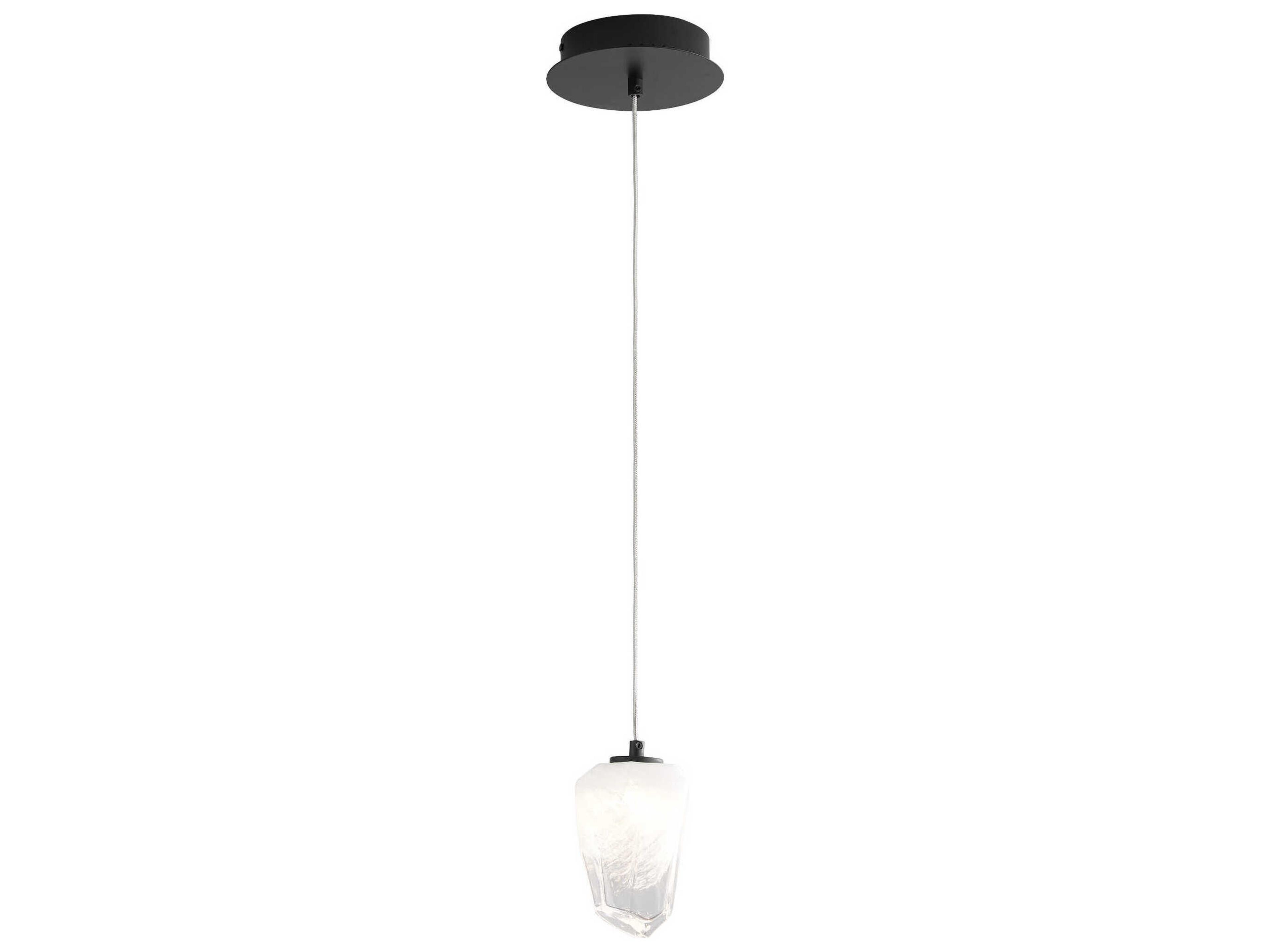 Oxygen by Quorum Vivo 1-Light Black Mini Pendant