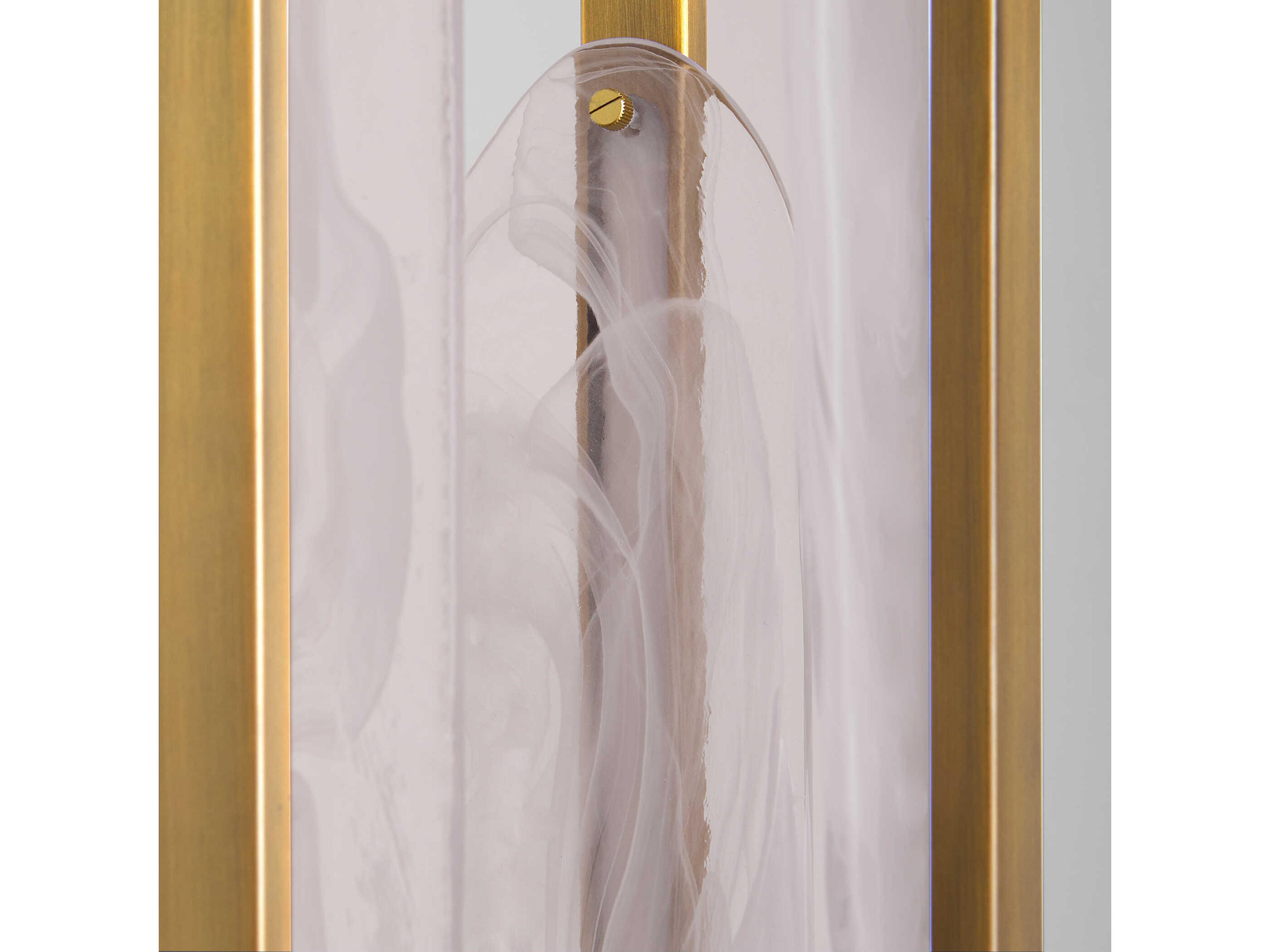 Oxygen by Quorum Avian 4-Light Brushed Brass Geometric Pendant