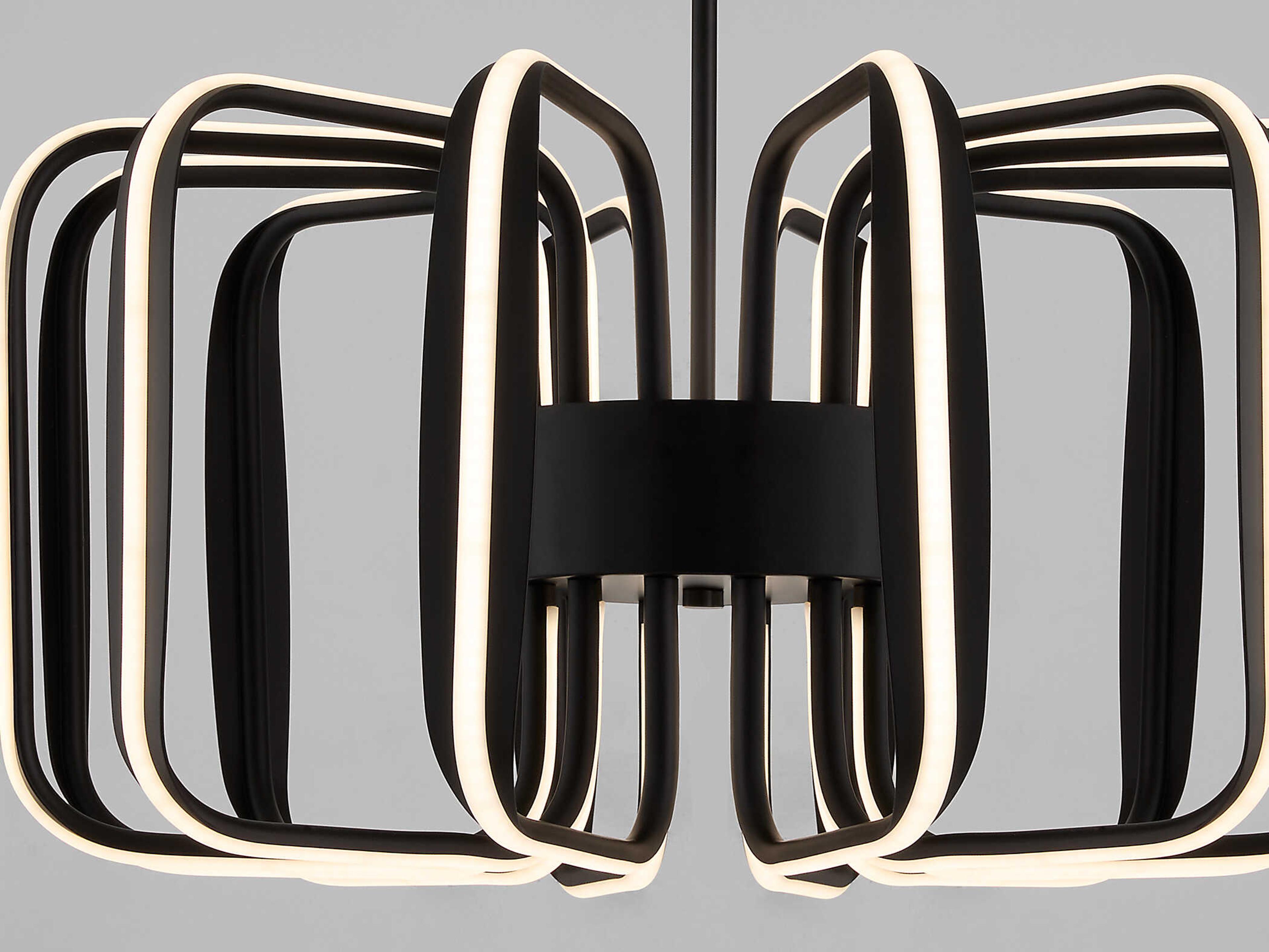 Oxygen by Quorum Roto 12-Light Black Pendant