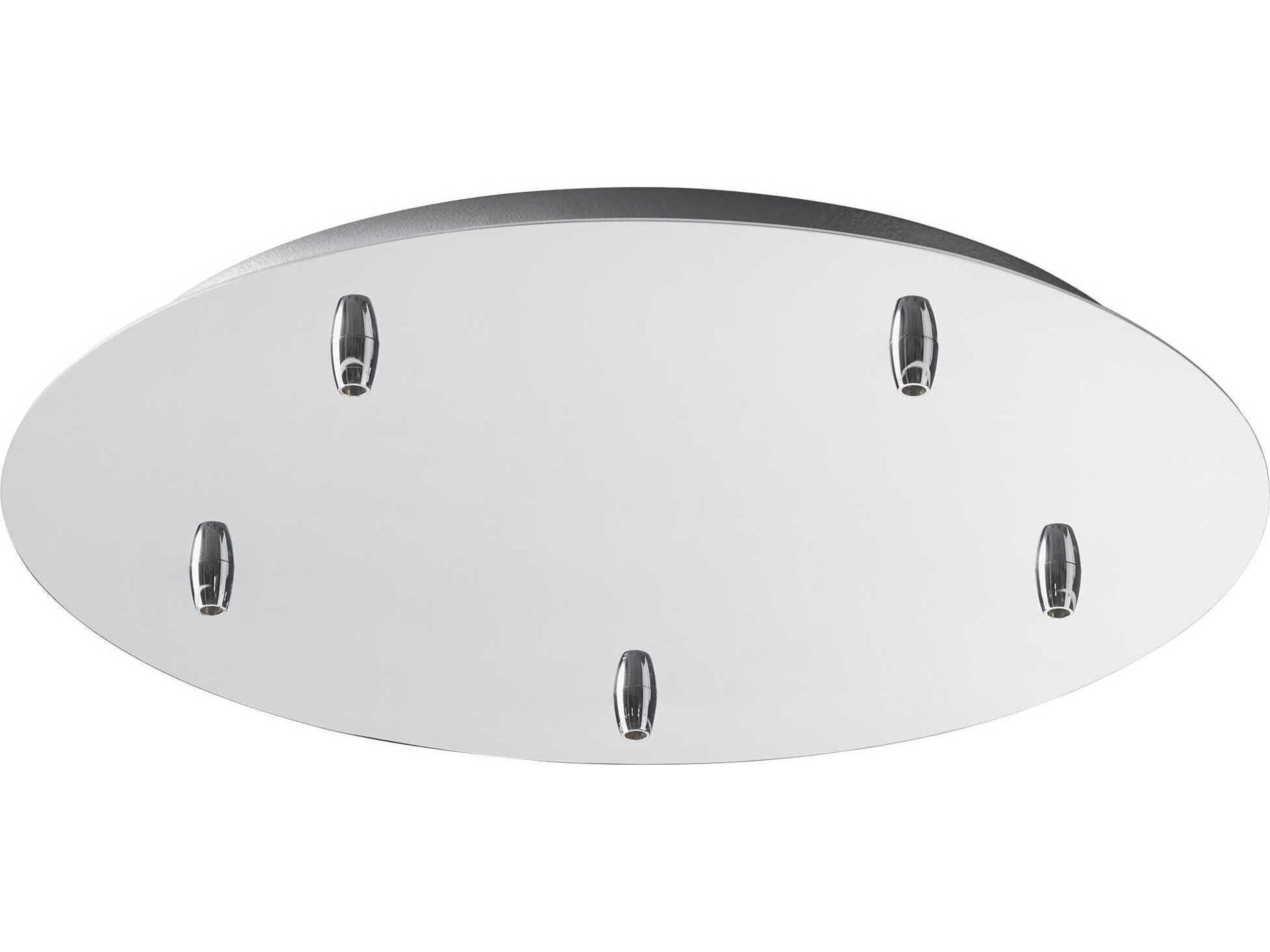 Polished Chrome 5-Light Pendant Canopy