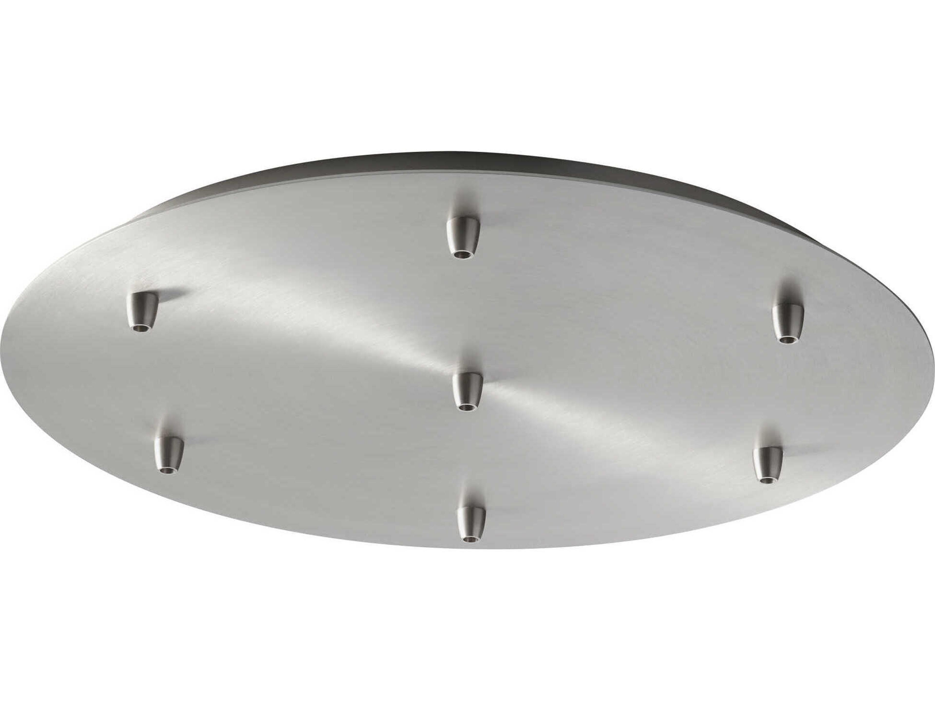 Oxygen by Quorum Satin Nickel 7-Light Pendant Canopy