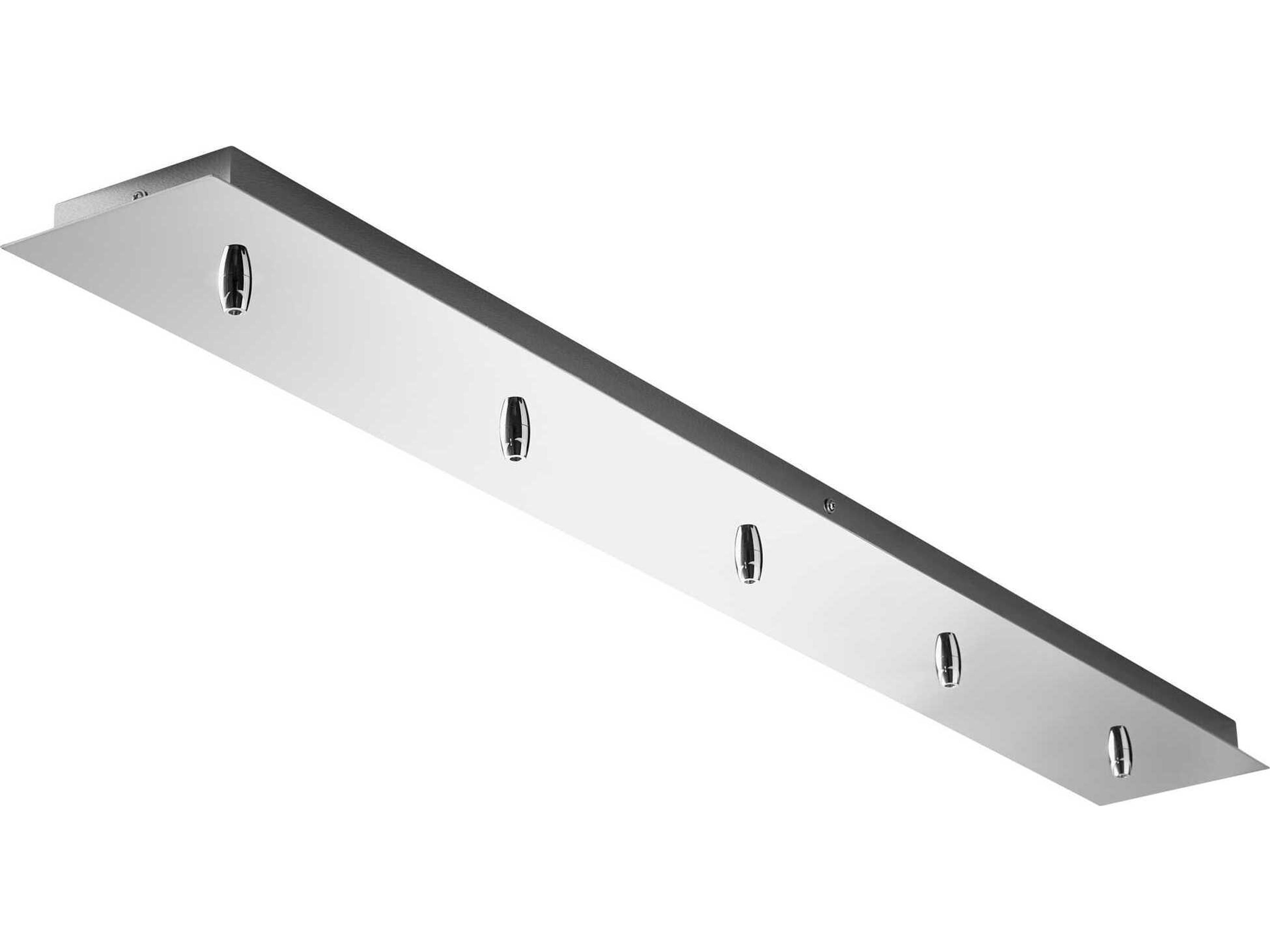 Polished Chrome 5-Light Linear Canopy