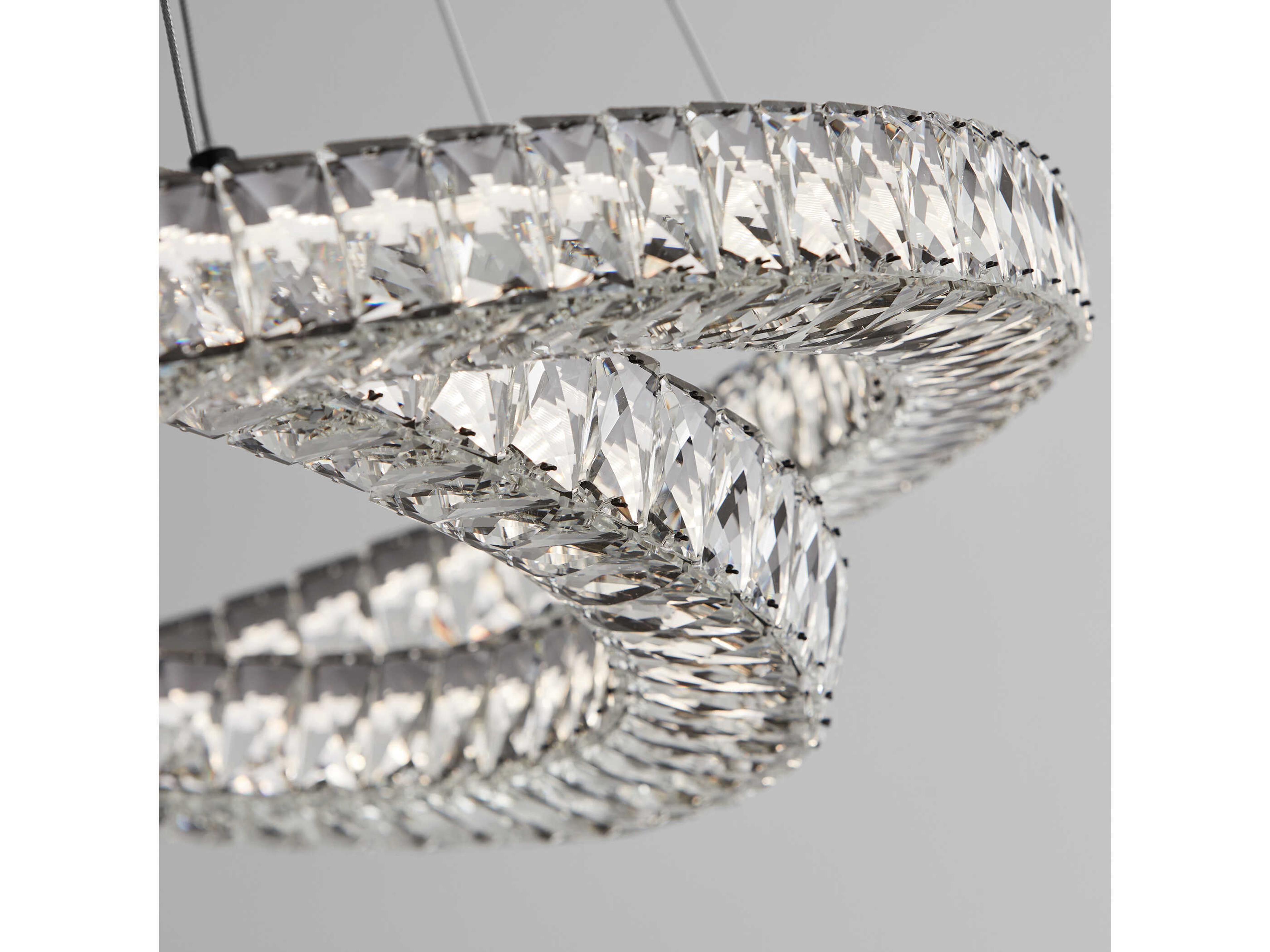 Oxygen by Quorum Elan 2-Light Black Round Pendant