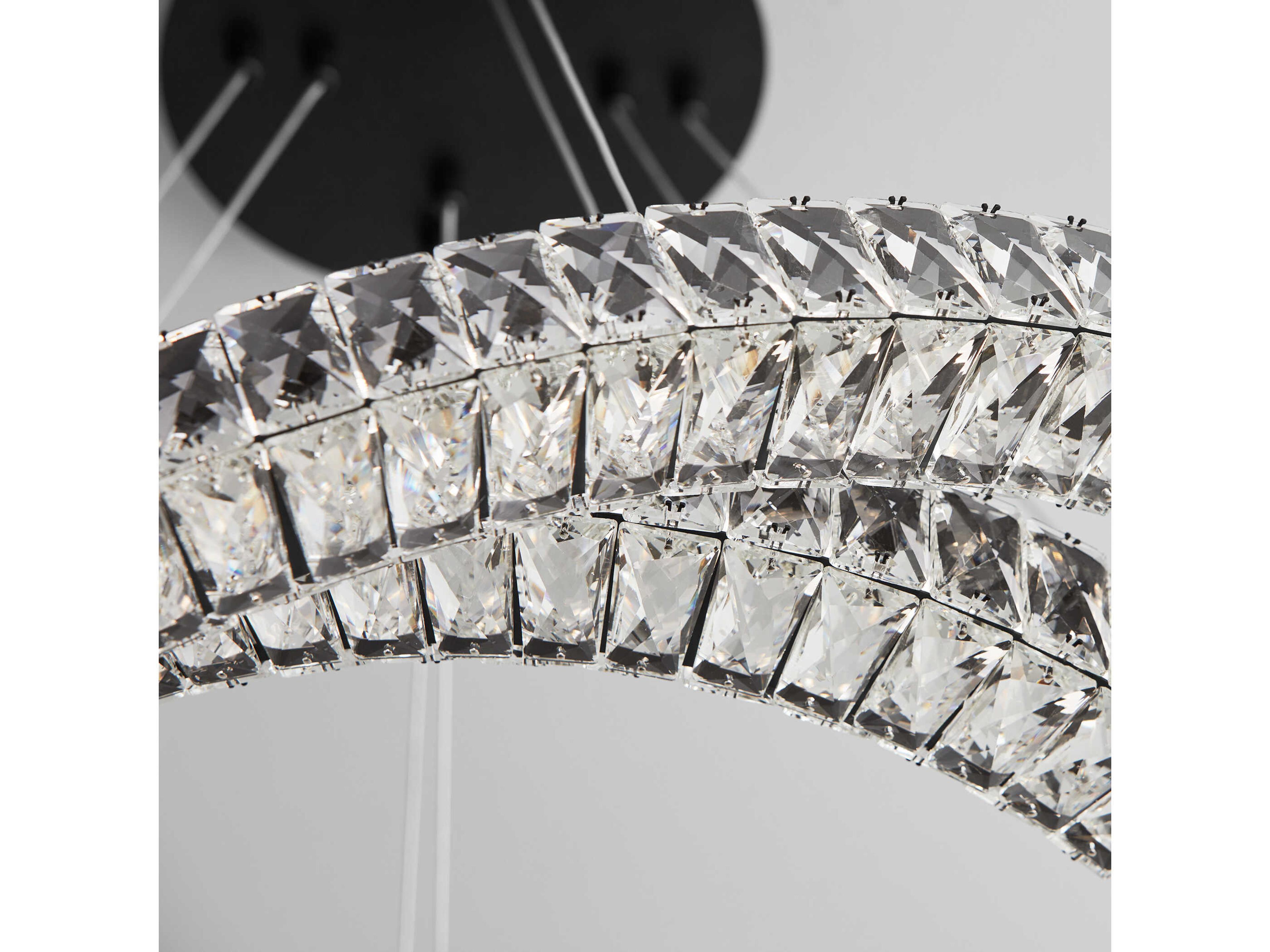 Oxygen by Quorum Elan 2-Light Black Round Pendant