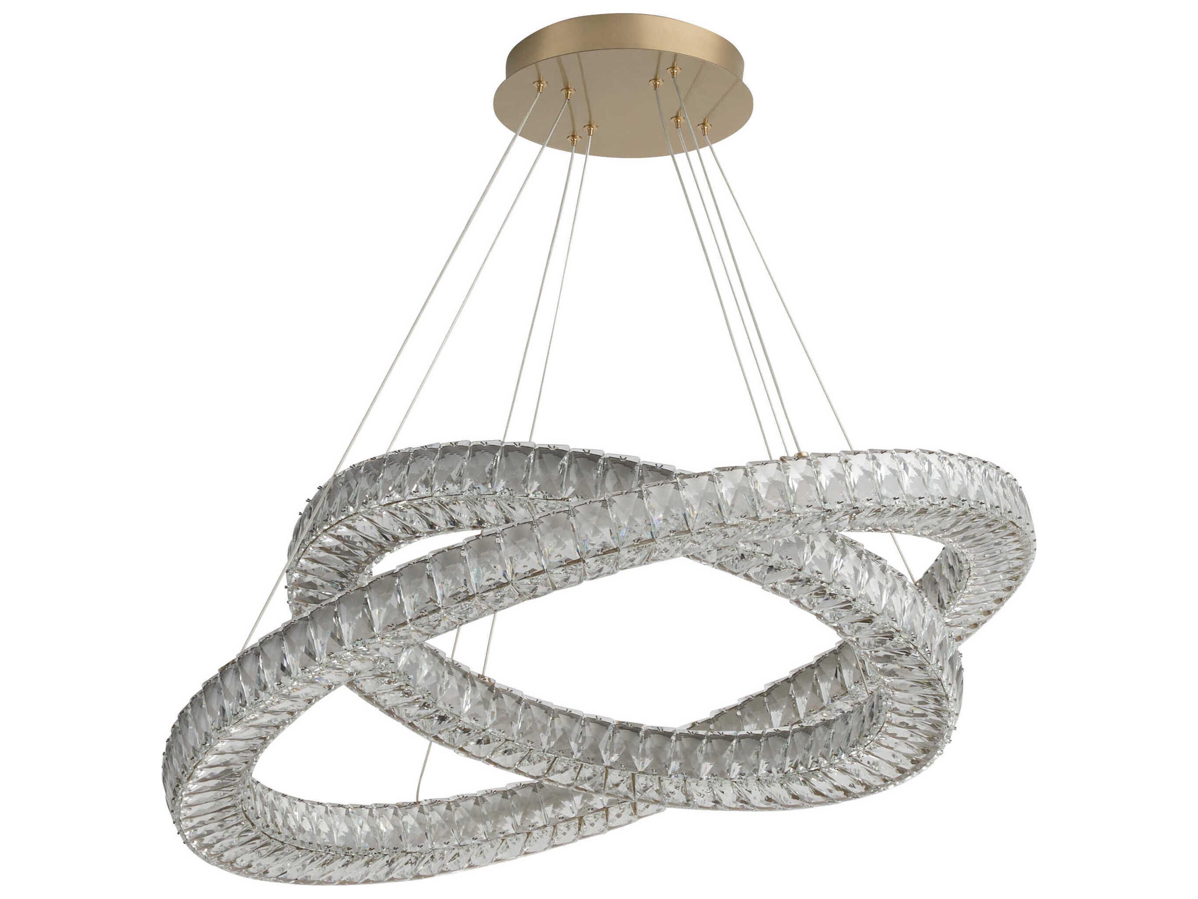 Elan 2-Light Aged Brass Round Pendant