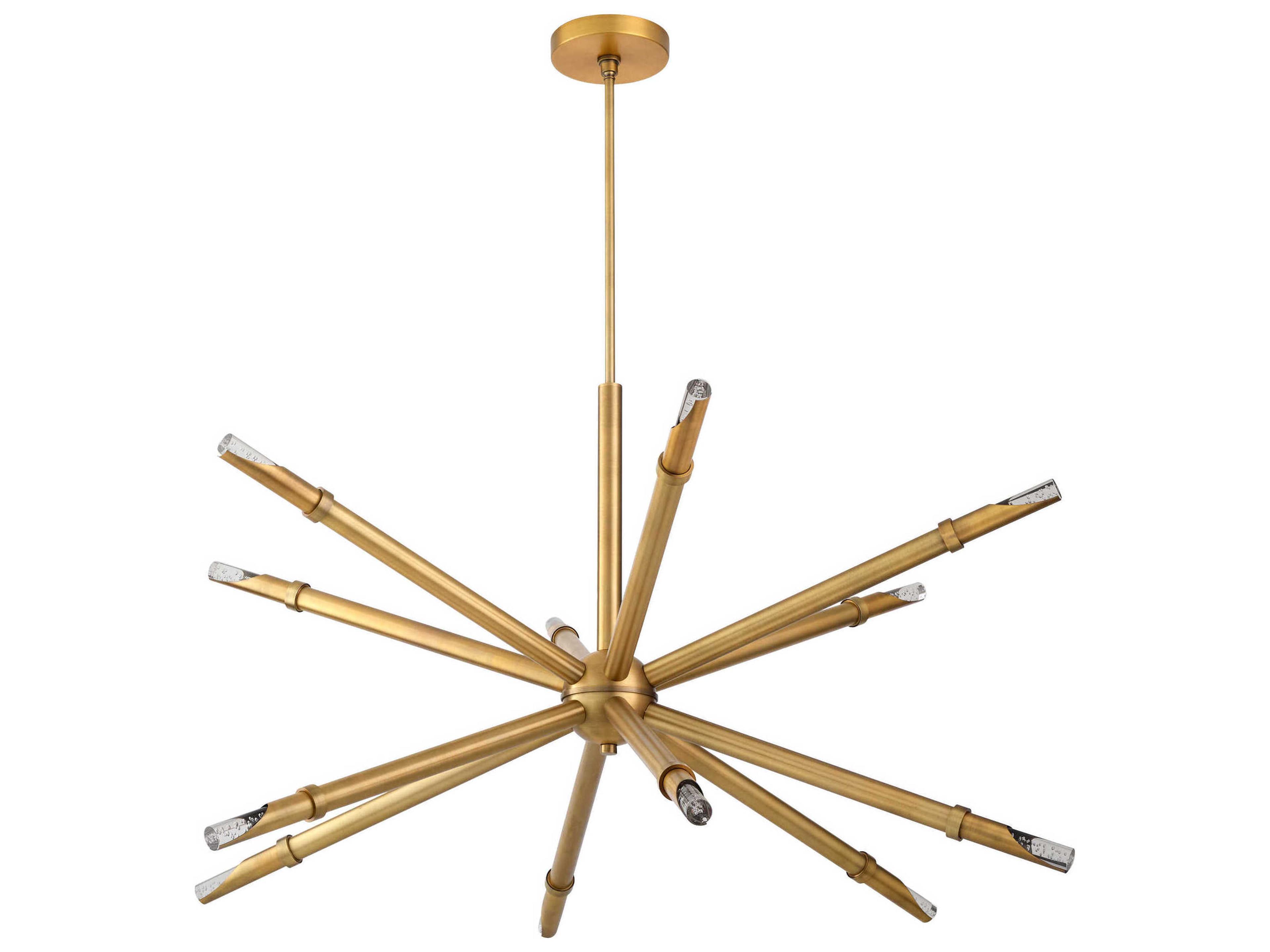 Ionis 12-Light Brushed Brass Sputnik Pendant