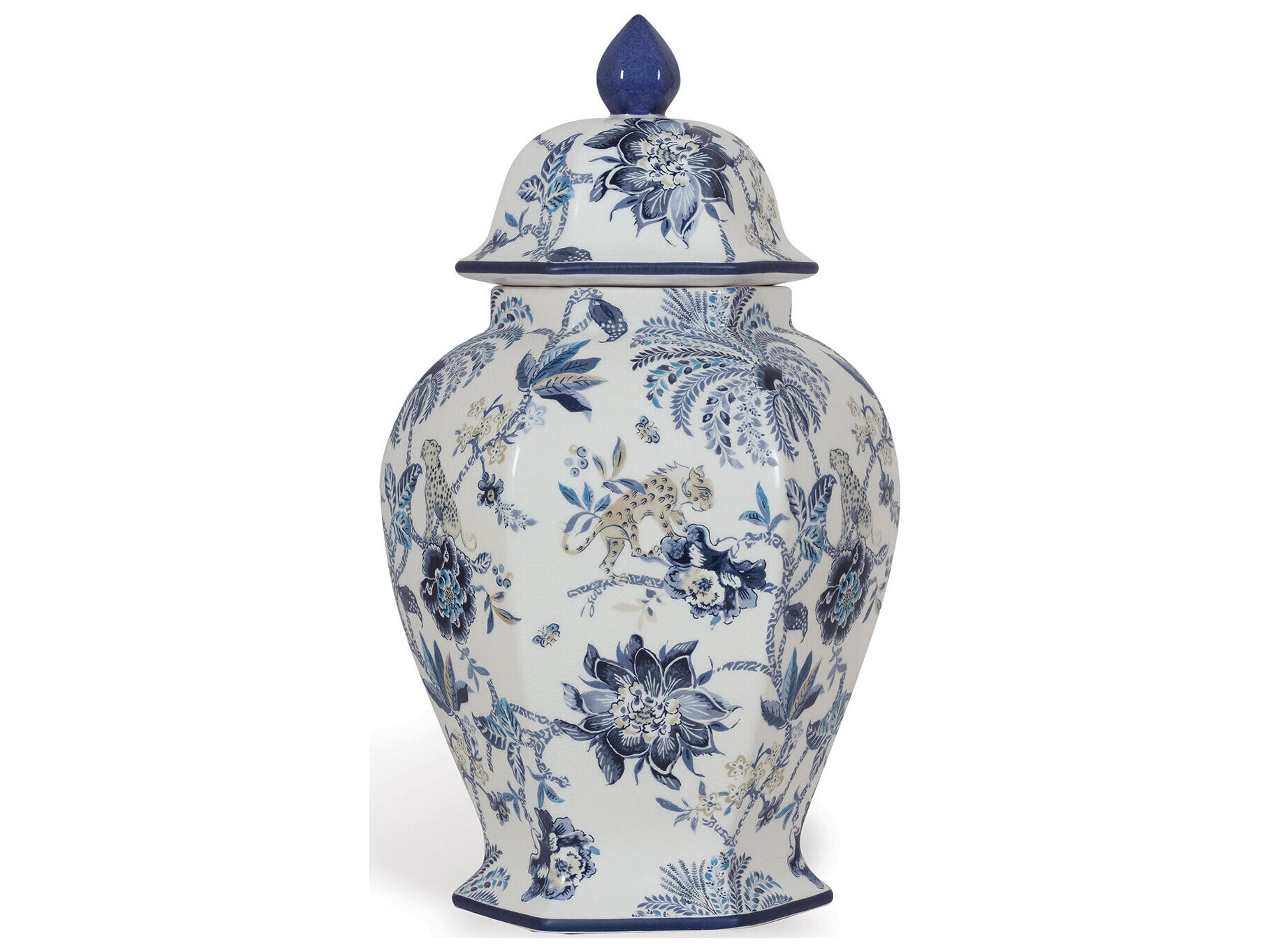 Braganza Blue Jar Medium