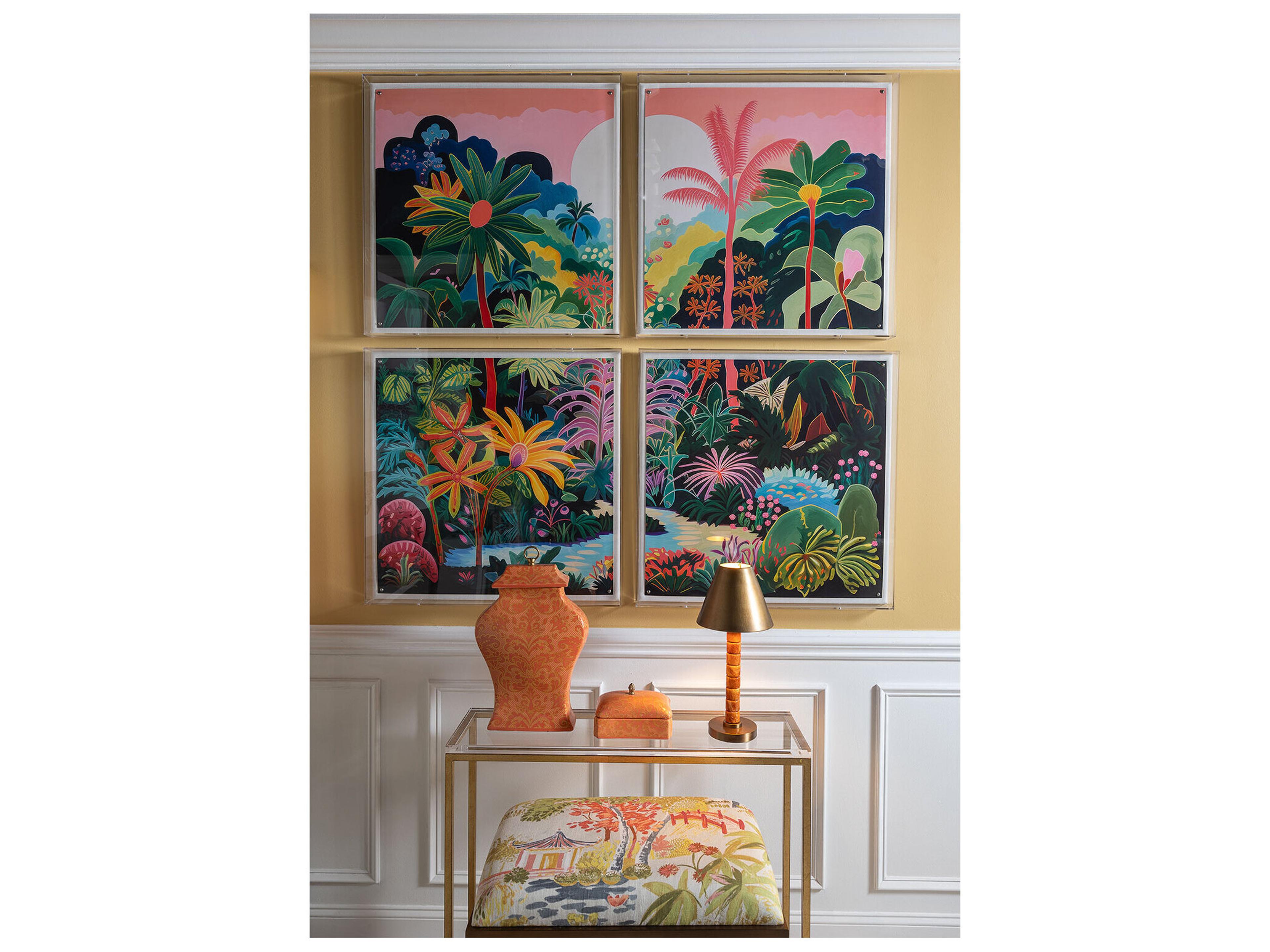 Port 68 Richmond Damask Coral Box