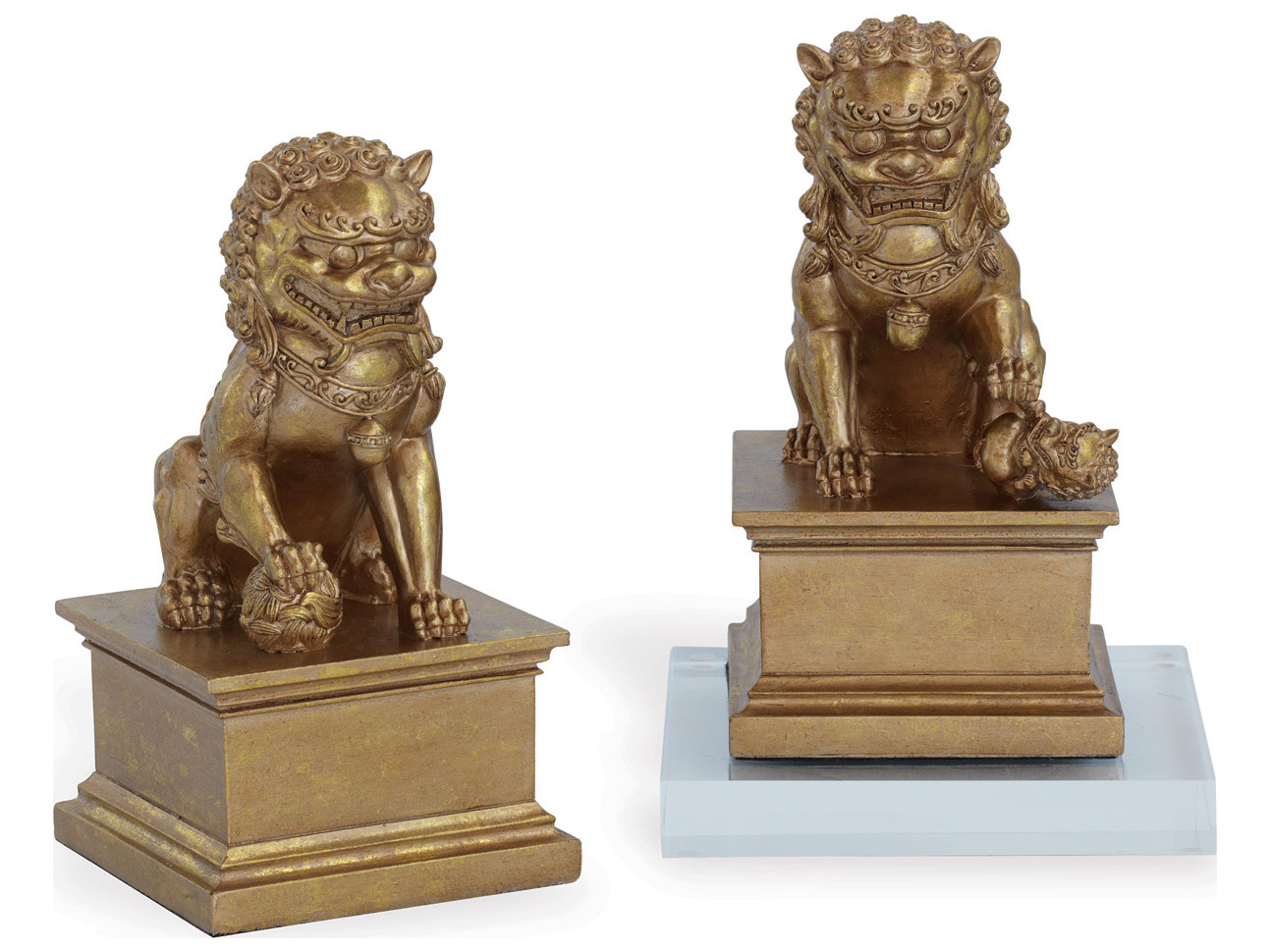 Port 68 Foodog Gold Bookends (Set Of 2)