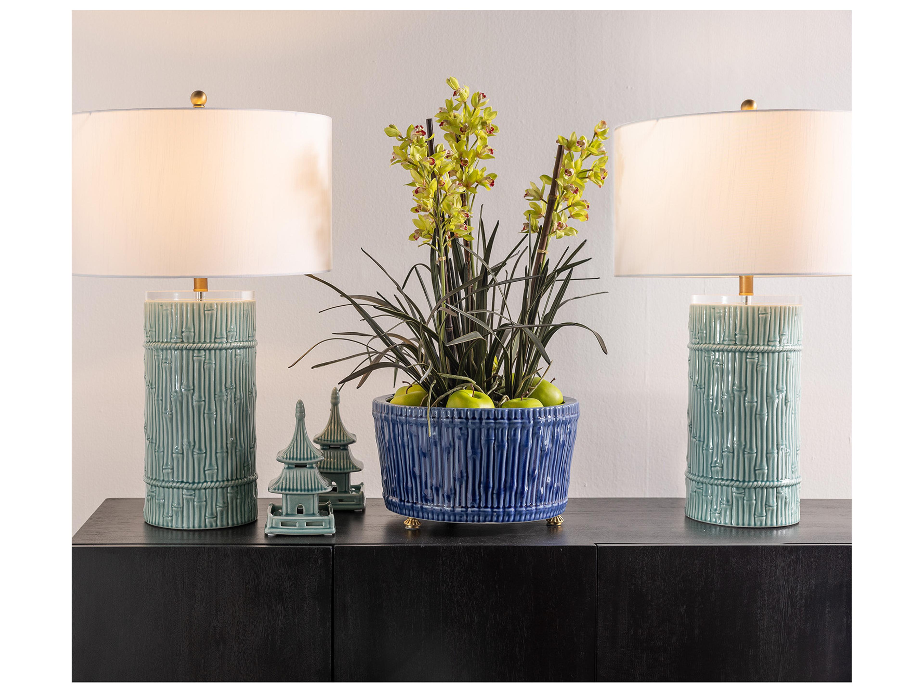 Port 68 Pagoda Celadon Objects Short 9"H X 5"W X 5"D