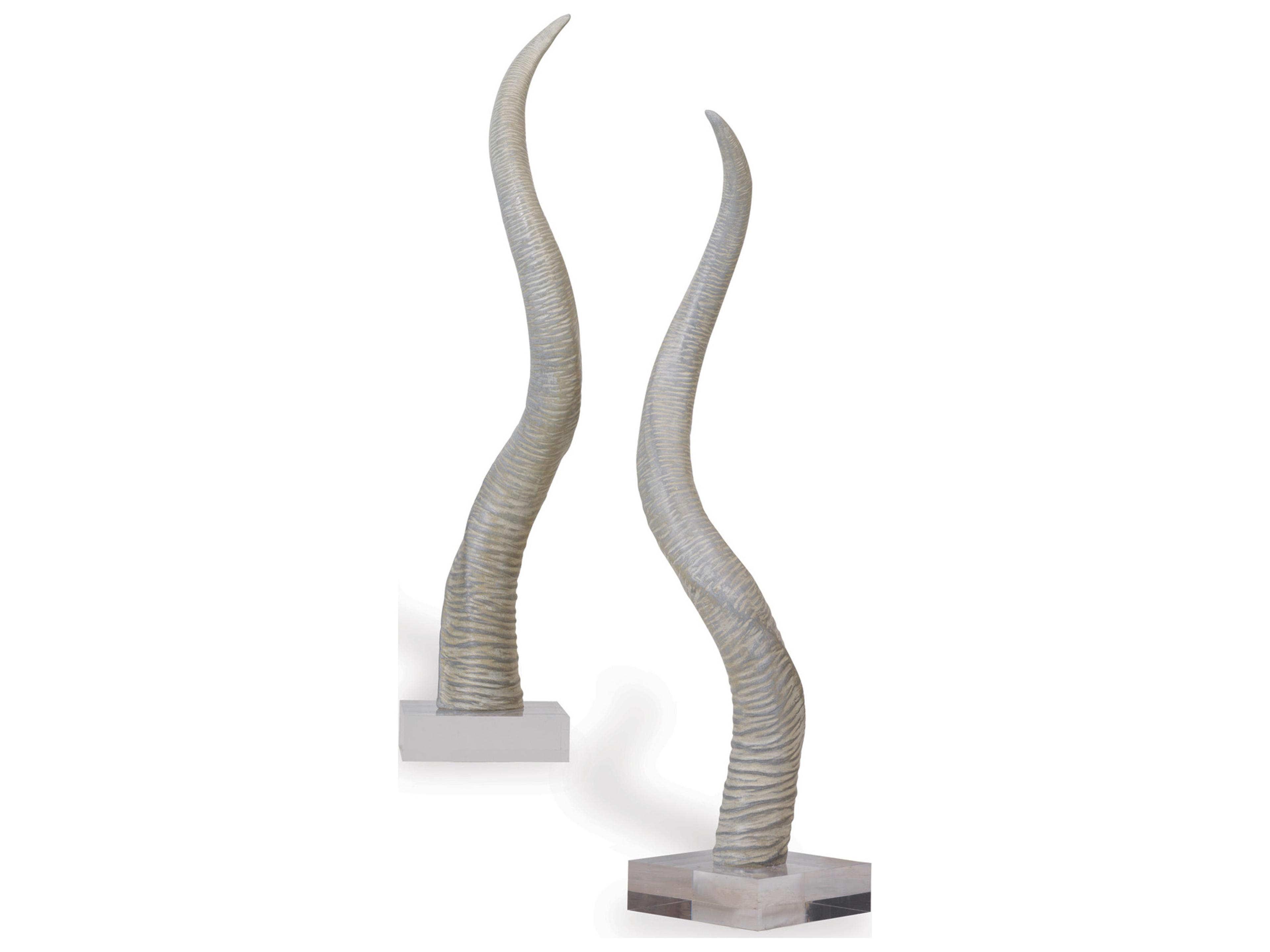 Safari Horn Sculpture 33"H