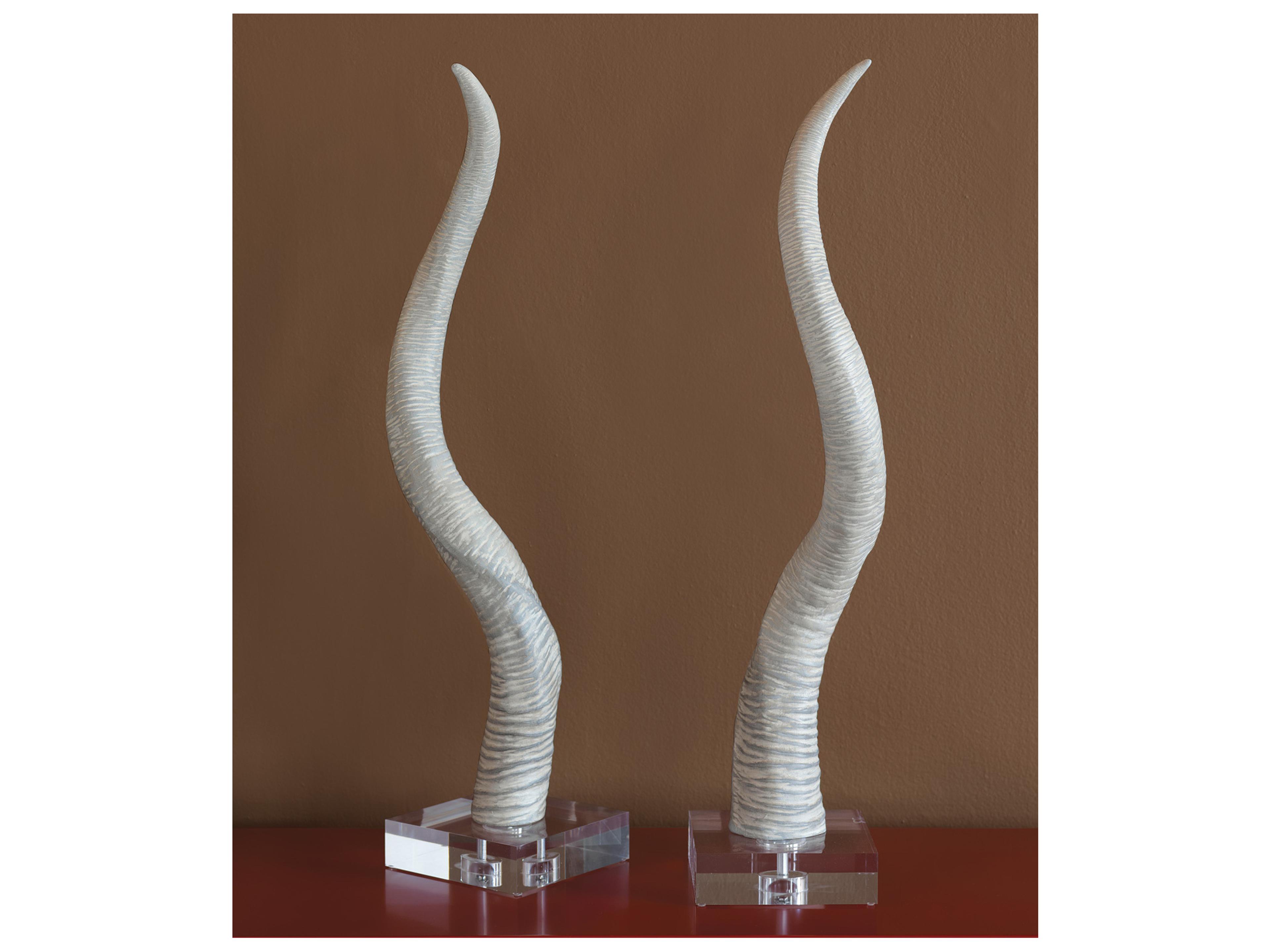 Port 68 Safari Horn Sculpture 33"H