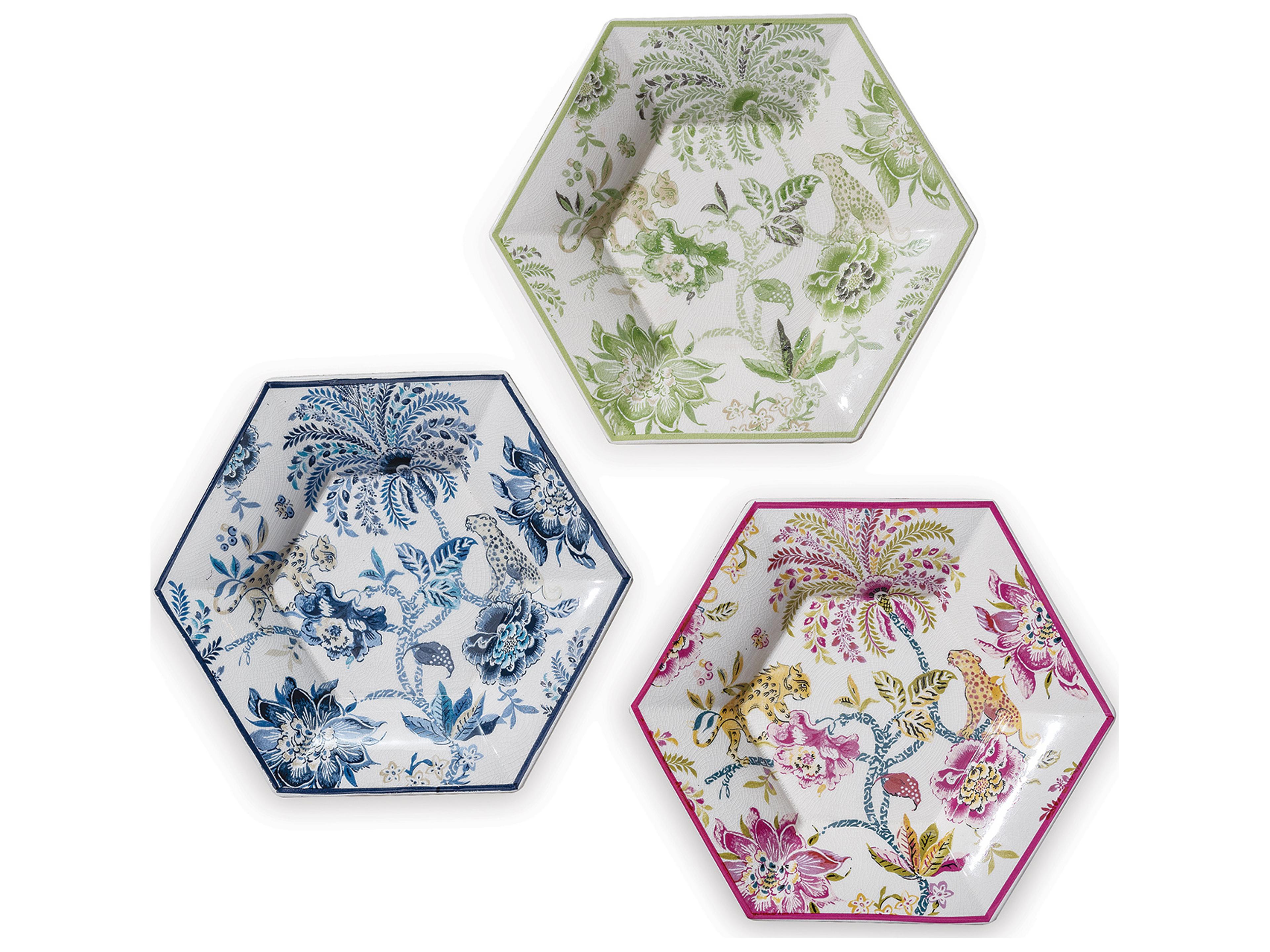 Braganza Hex Plates Set/3