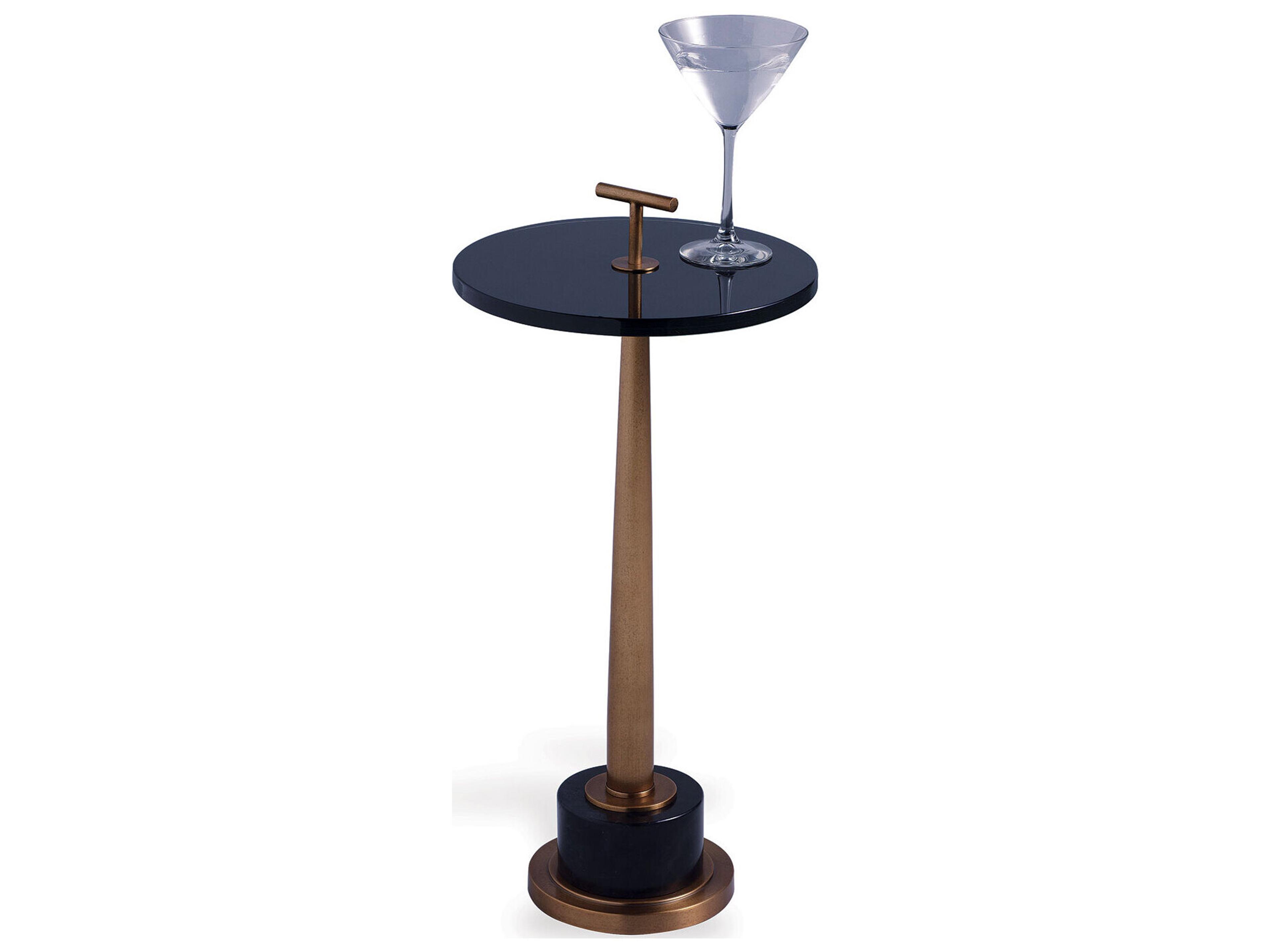 Port 68 Toronto Brass Accent Table