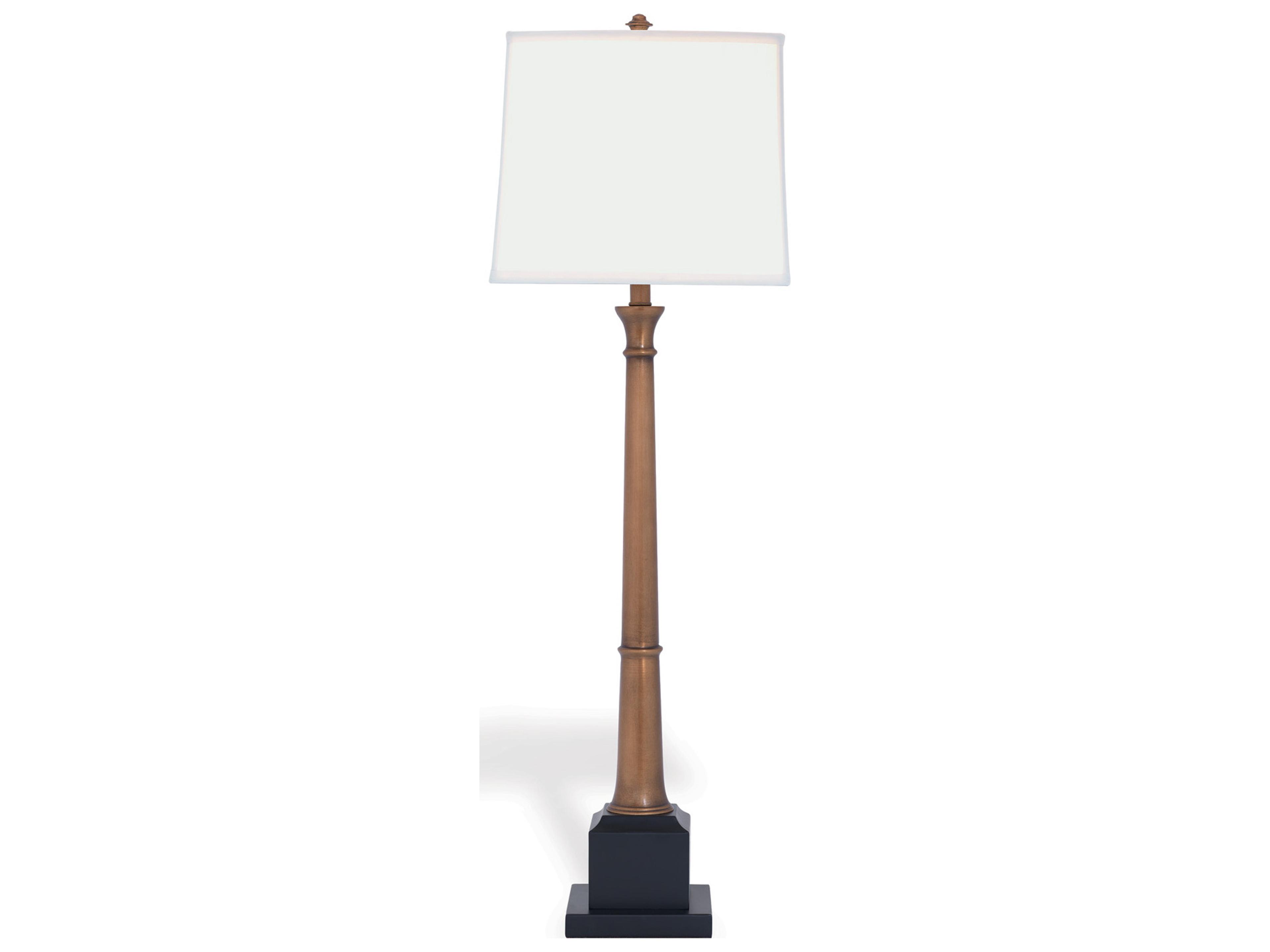 Port 68 Kensington Brass Buffet Lamp Set/2 38"H