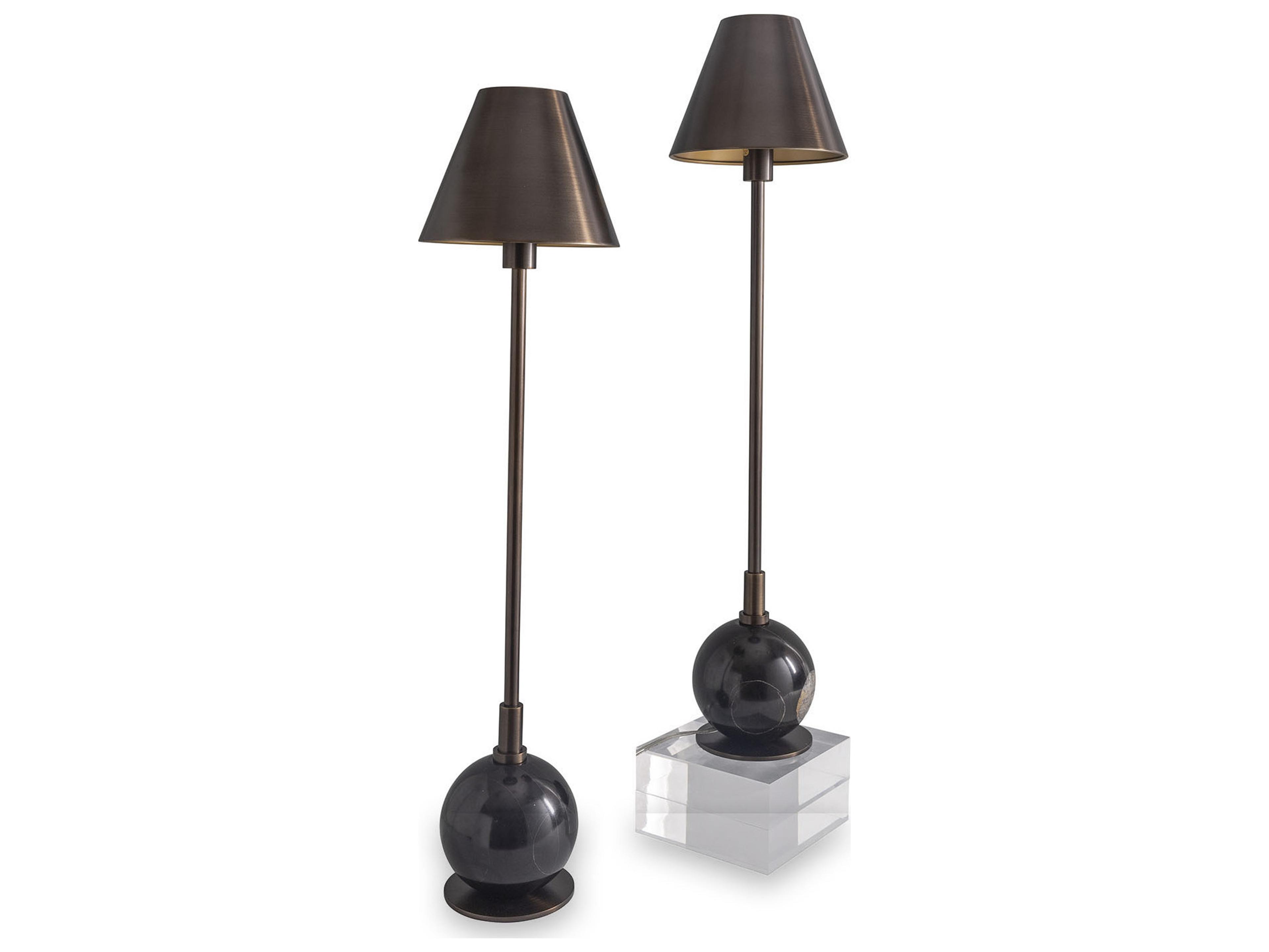 Boston Bronze/Black Buffet Lamp /Set 2