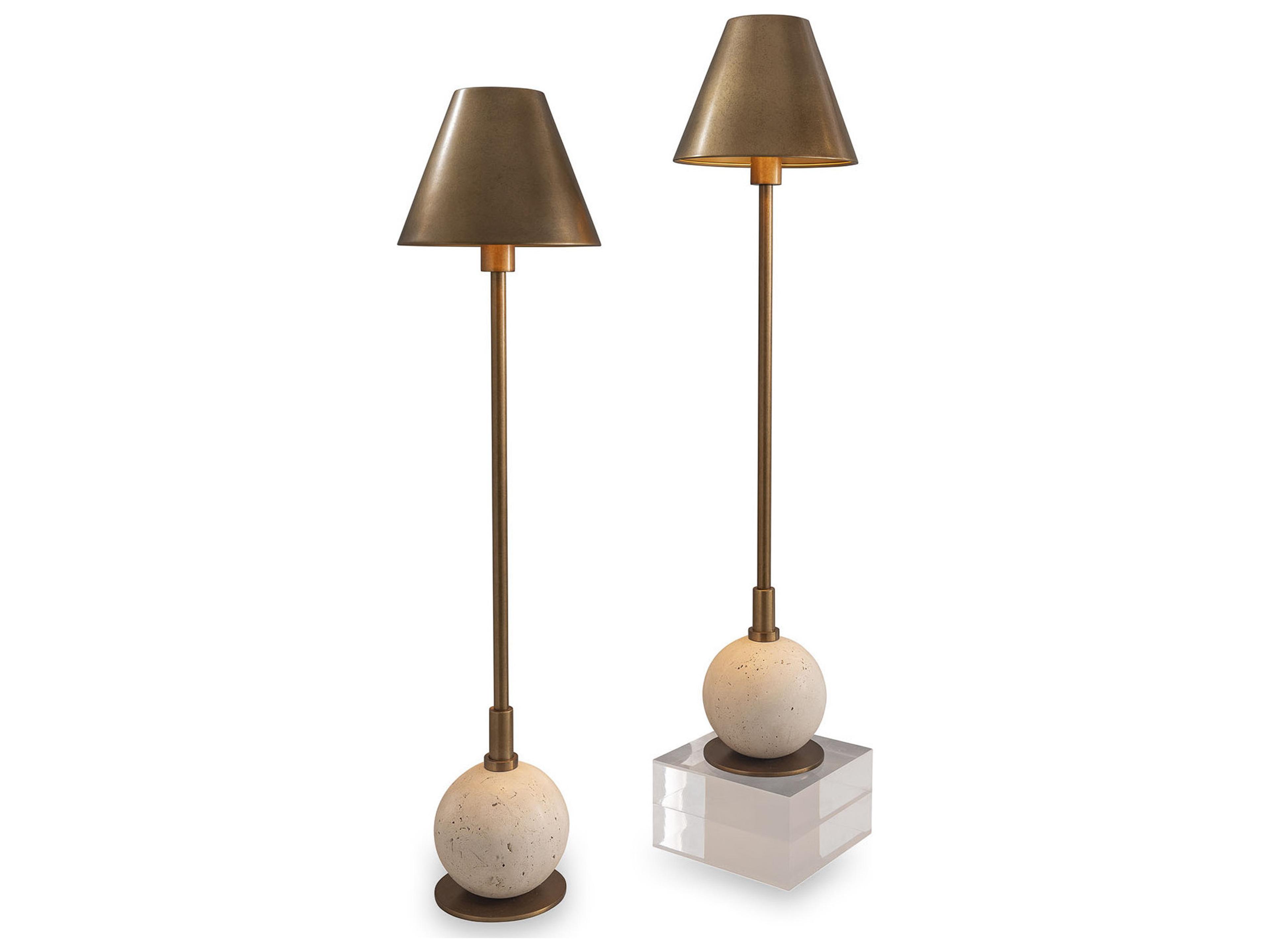 Boston Brass/Cream Buffet Lamp /Set 2
