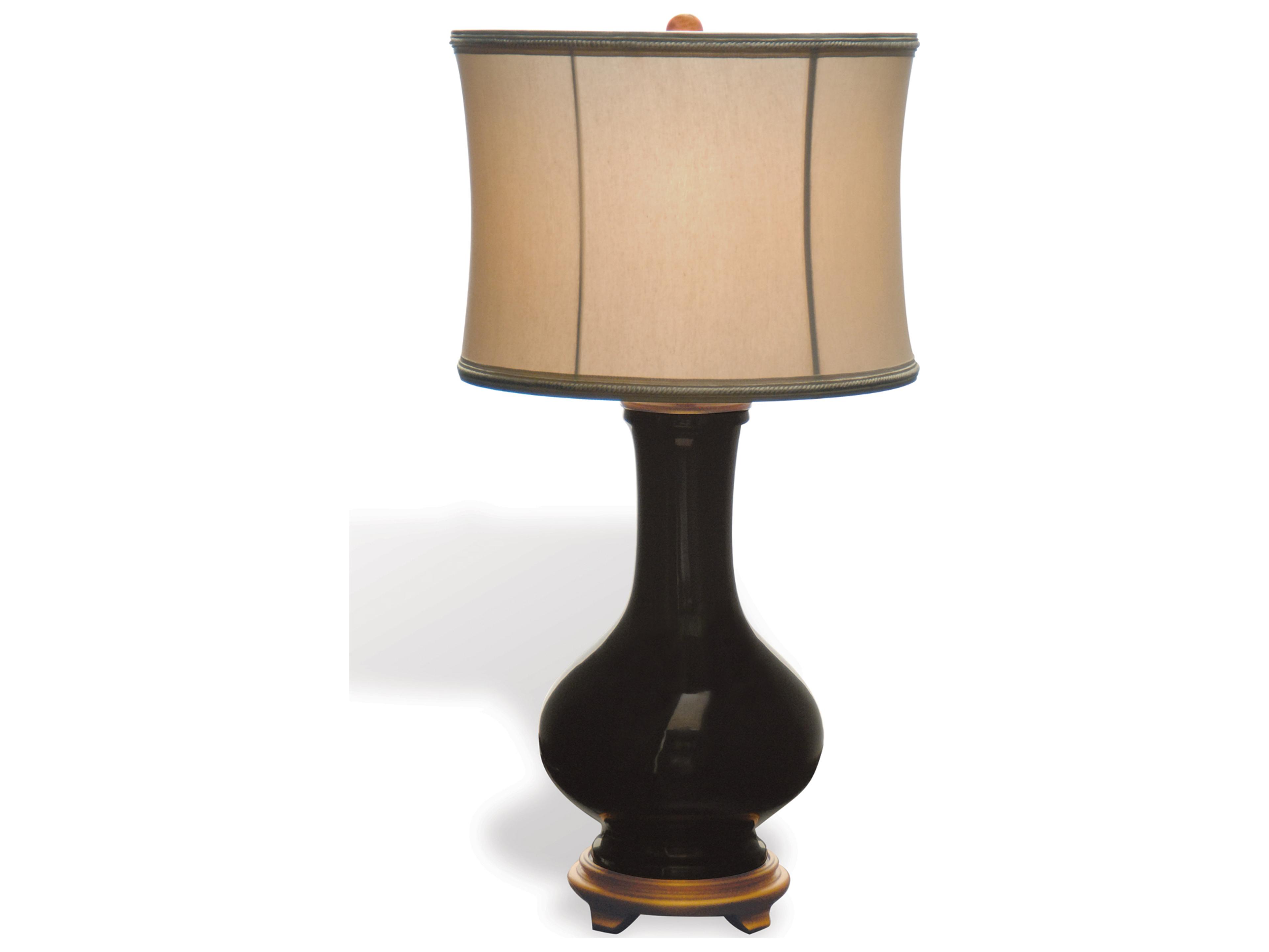 Dorothy Black Lamp 27"H