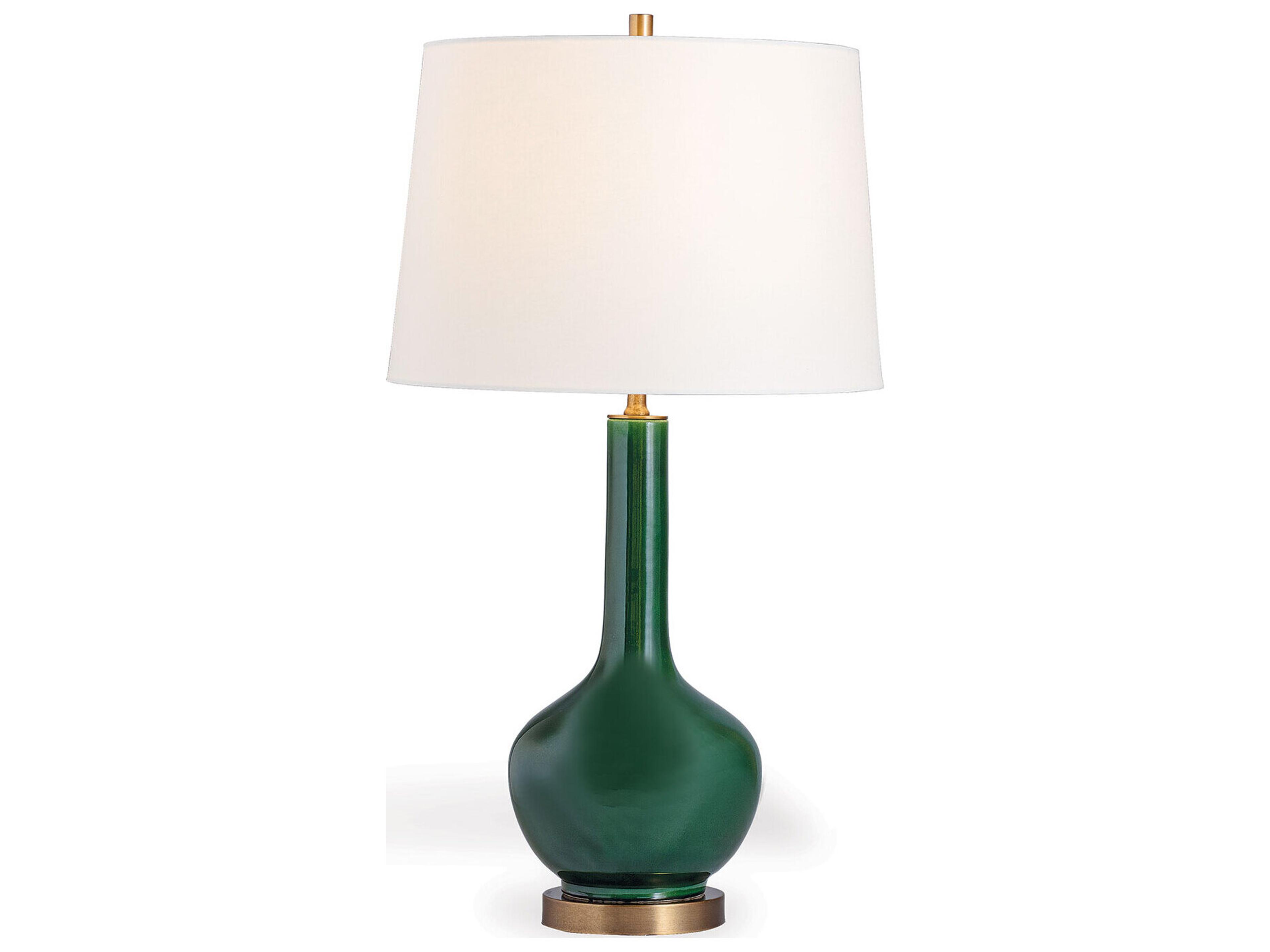Alex Emerald Lamp 30"H