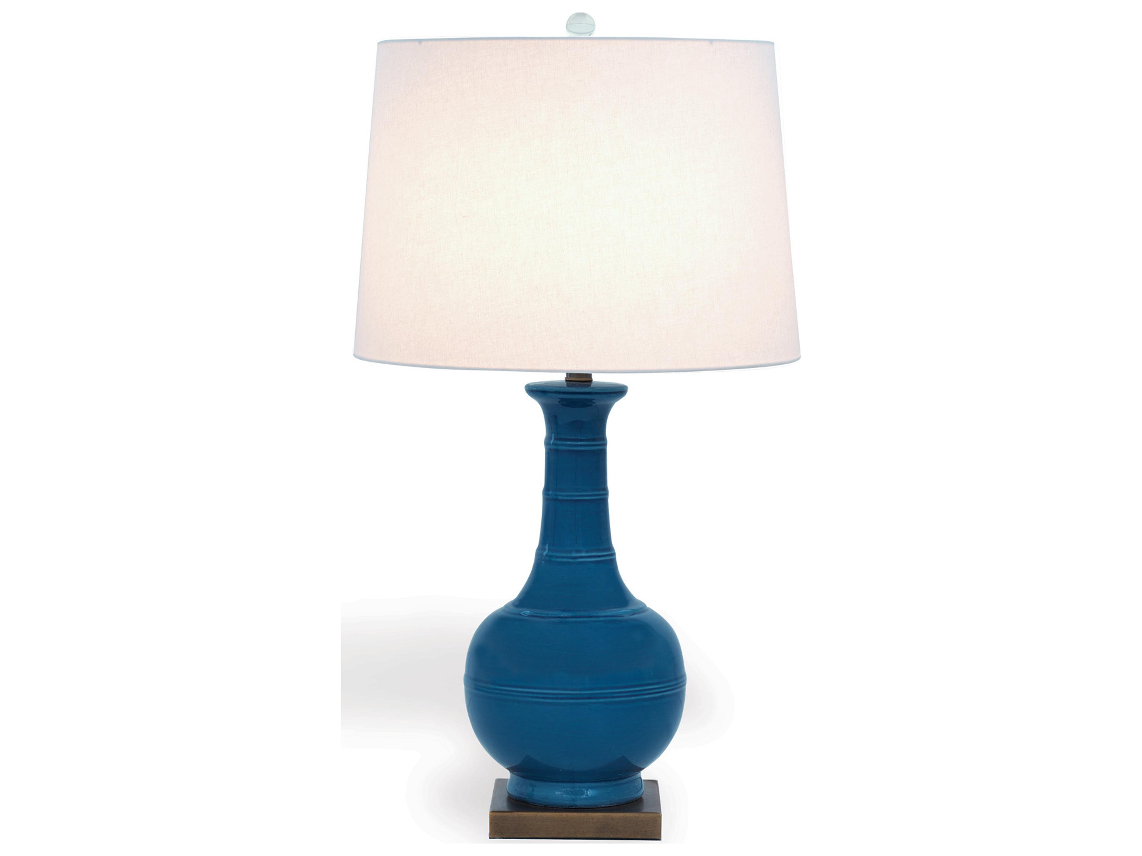 Kelly Blue Lamp 31"H