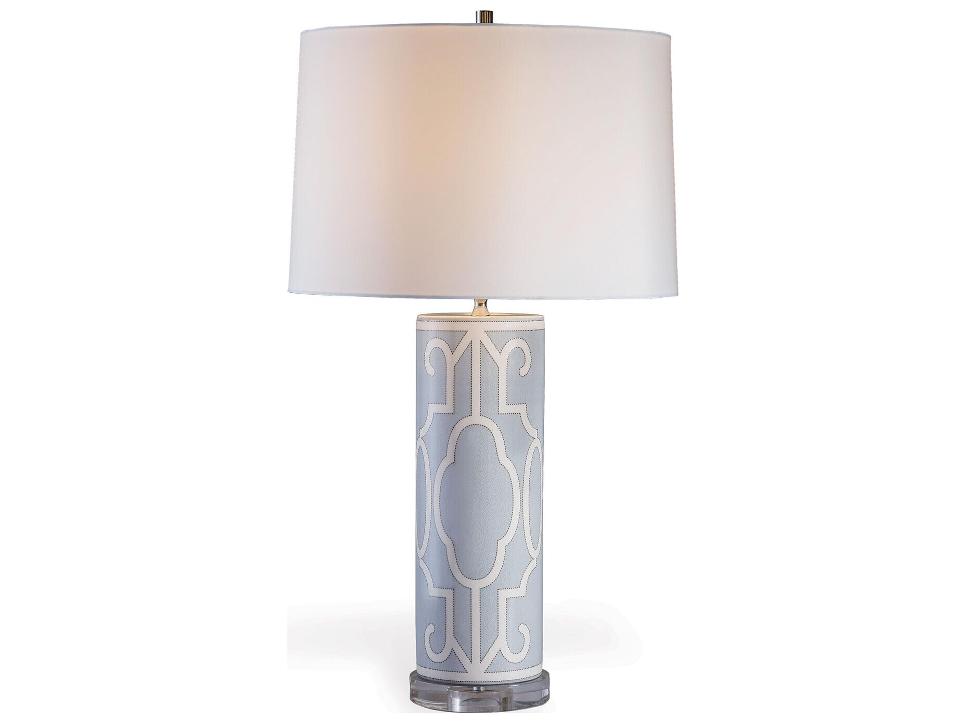 Ming Fretwork Lamp 32"H