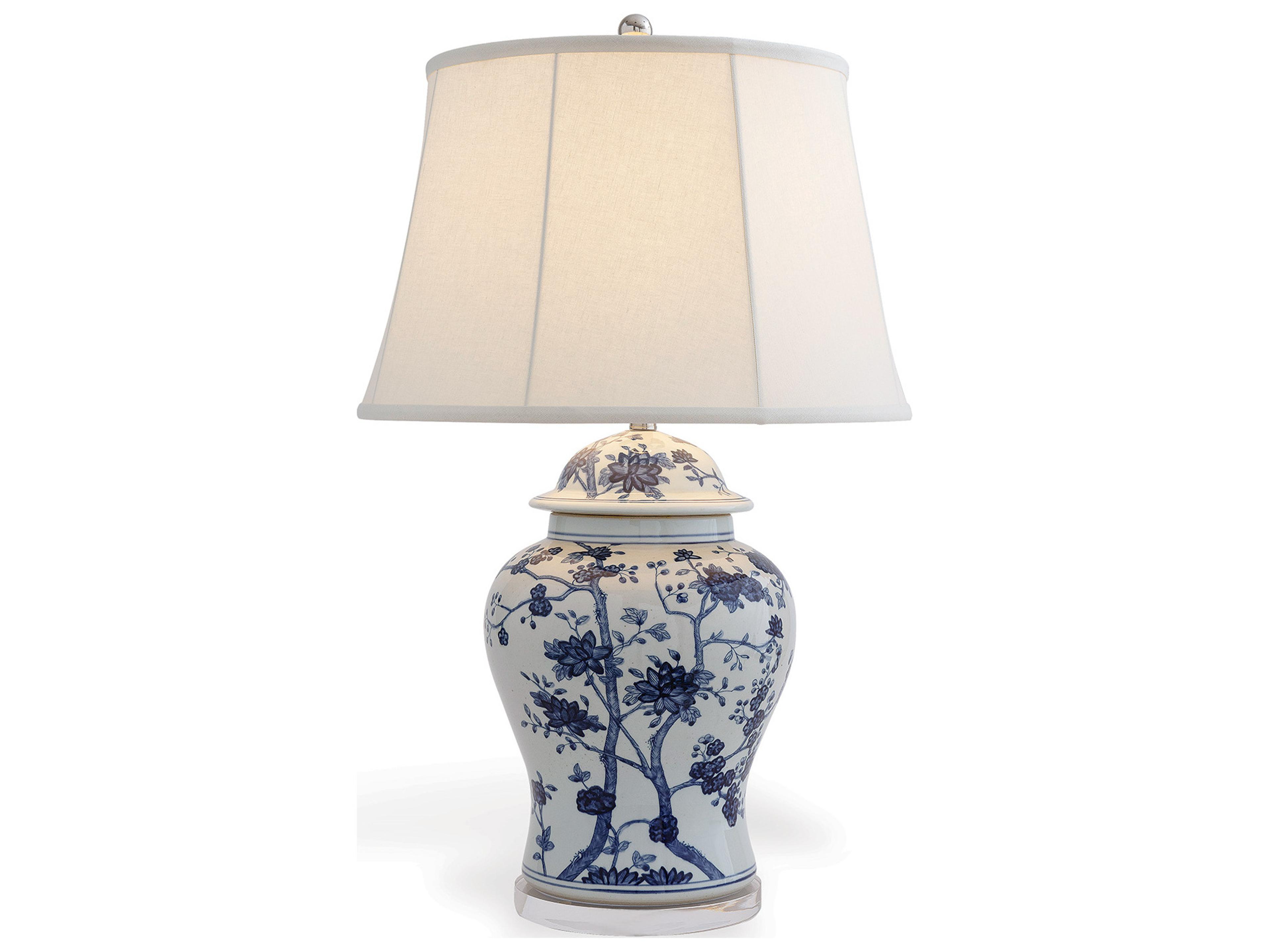 Georgia Blue Lamp 31"H