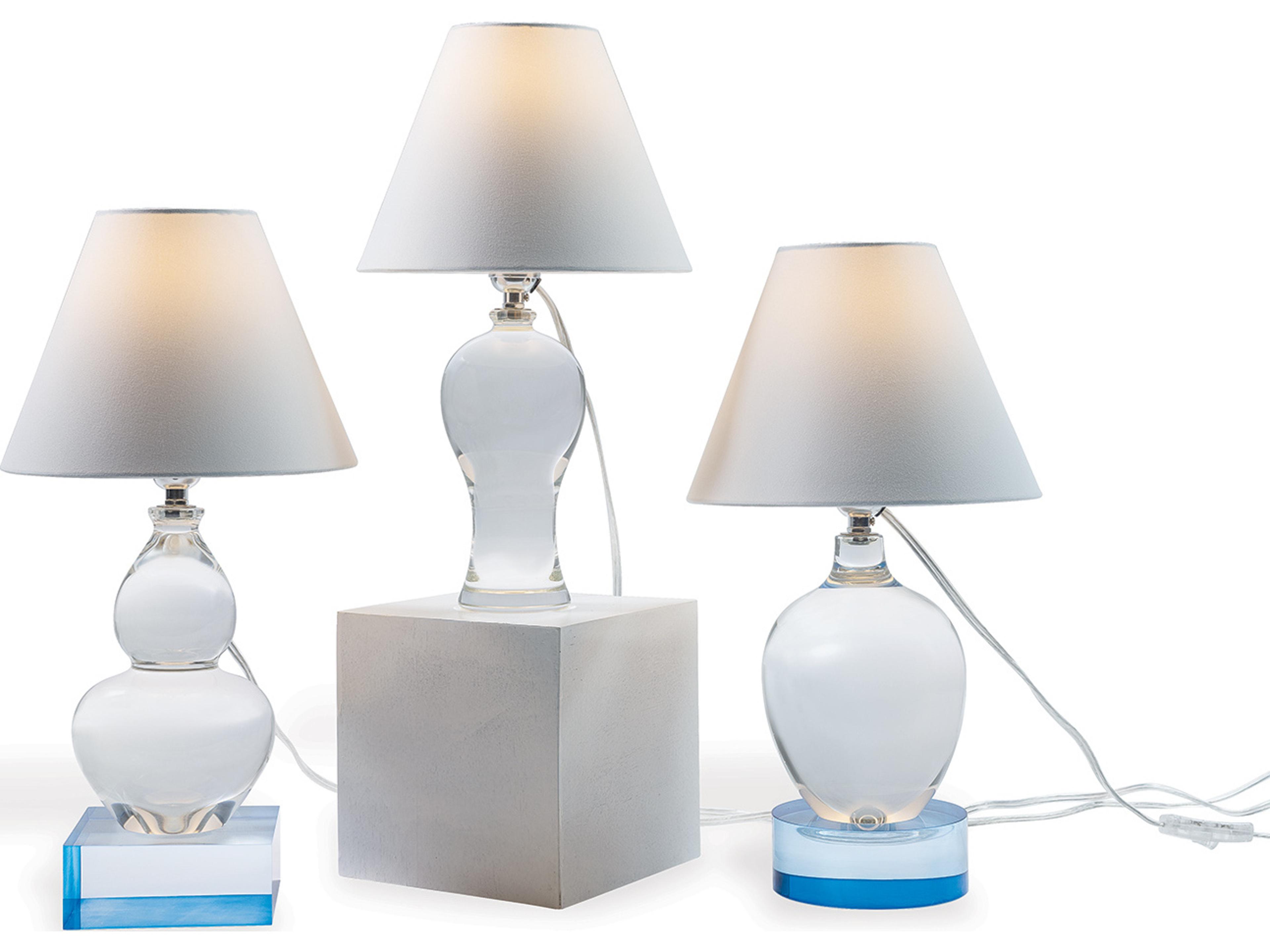 Port 68 Bari Mini Plum Crystal Lamp