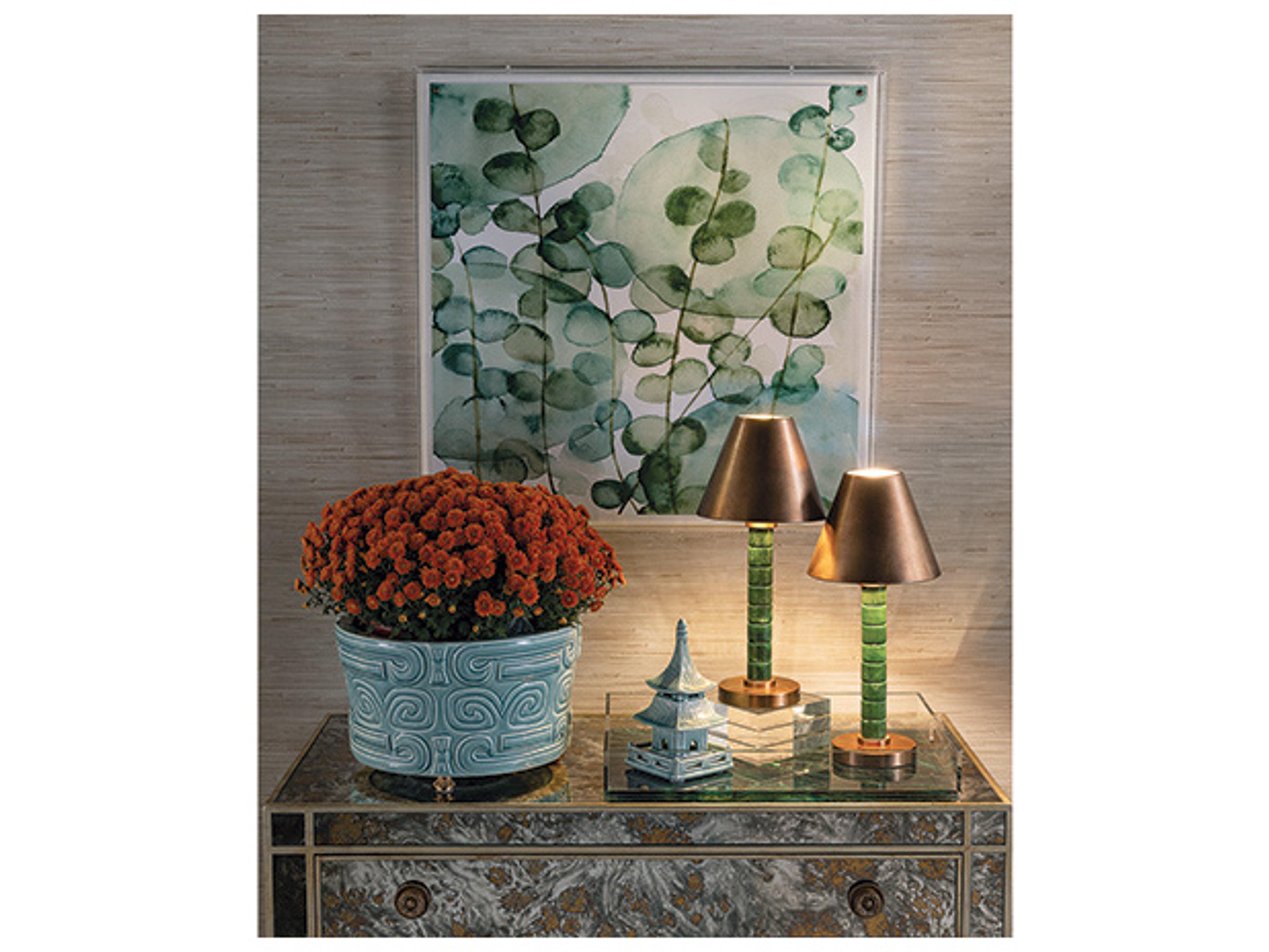 Port 68 Jade Garden Green Accent Lamp