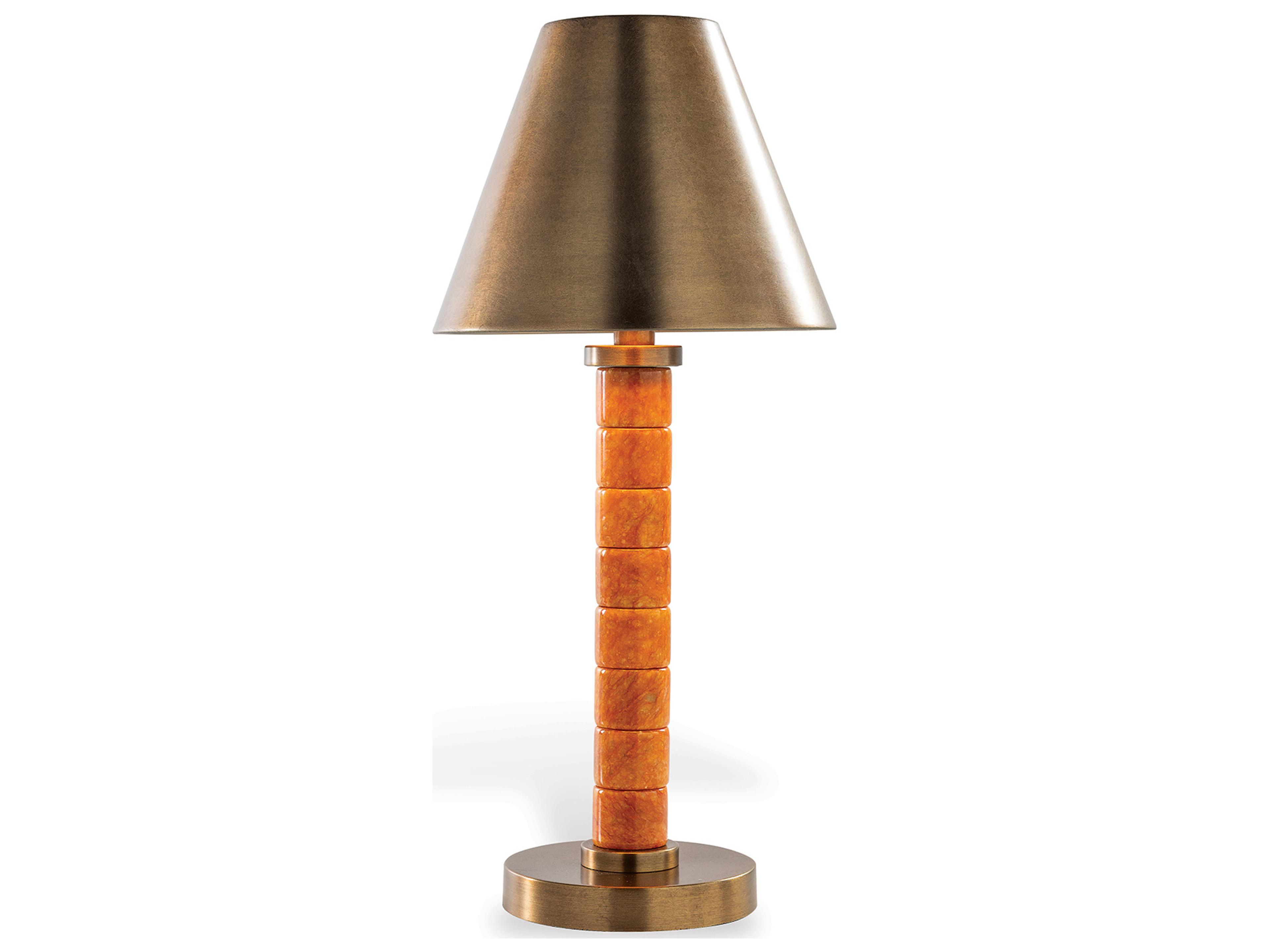 Jade Garden Amber Accent Lamp