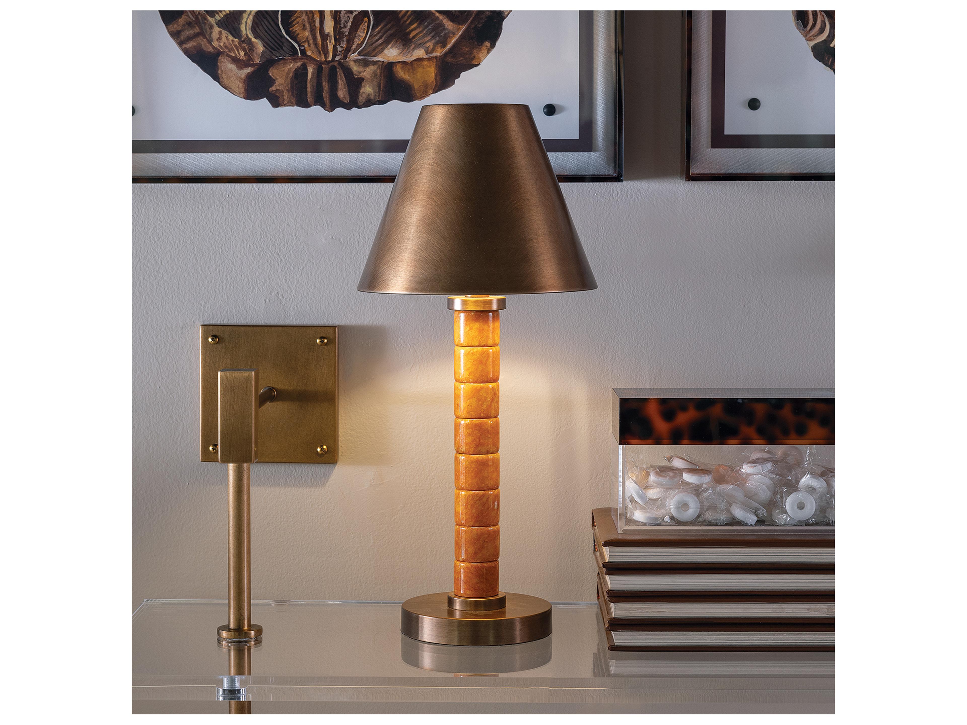 Port 68 Jade Garden Amber Accent Lamp