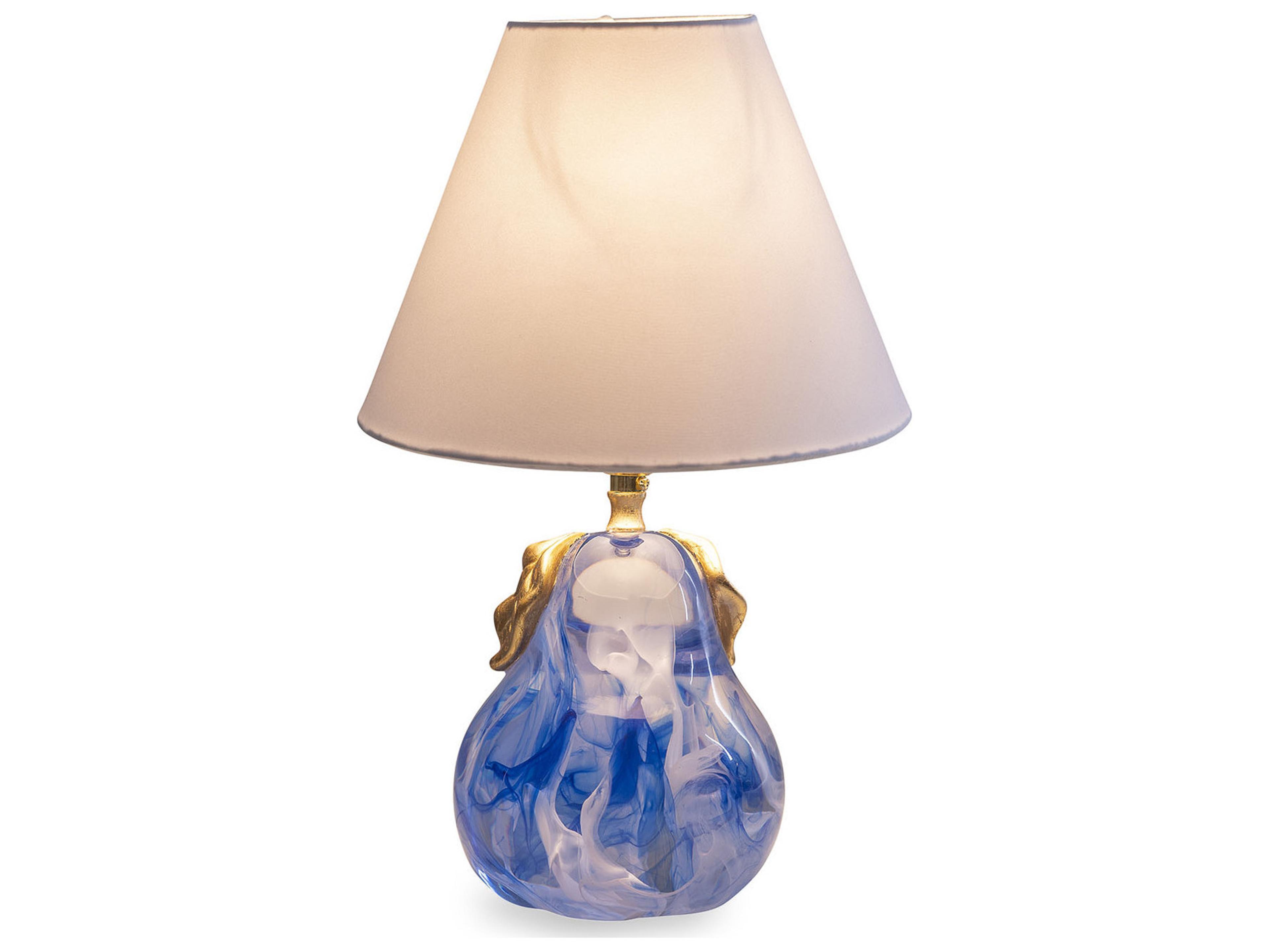 Oceanic Blue Pear Lamp