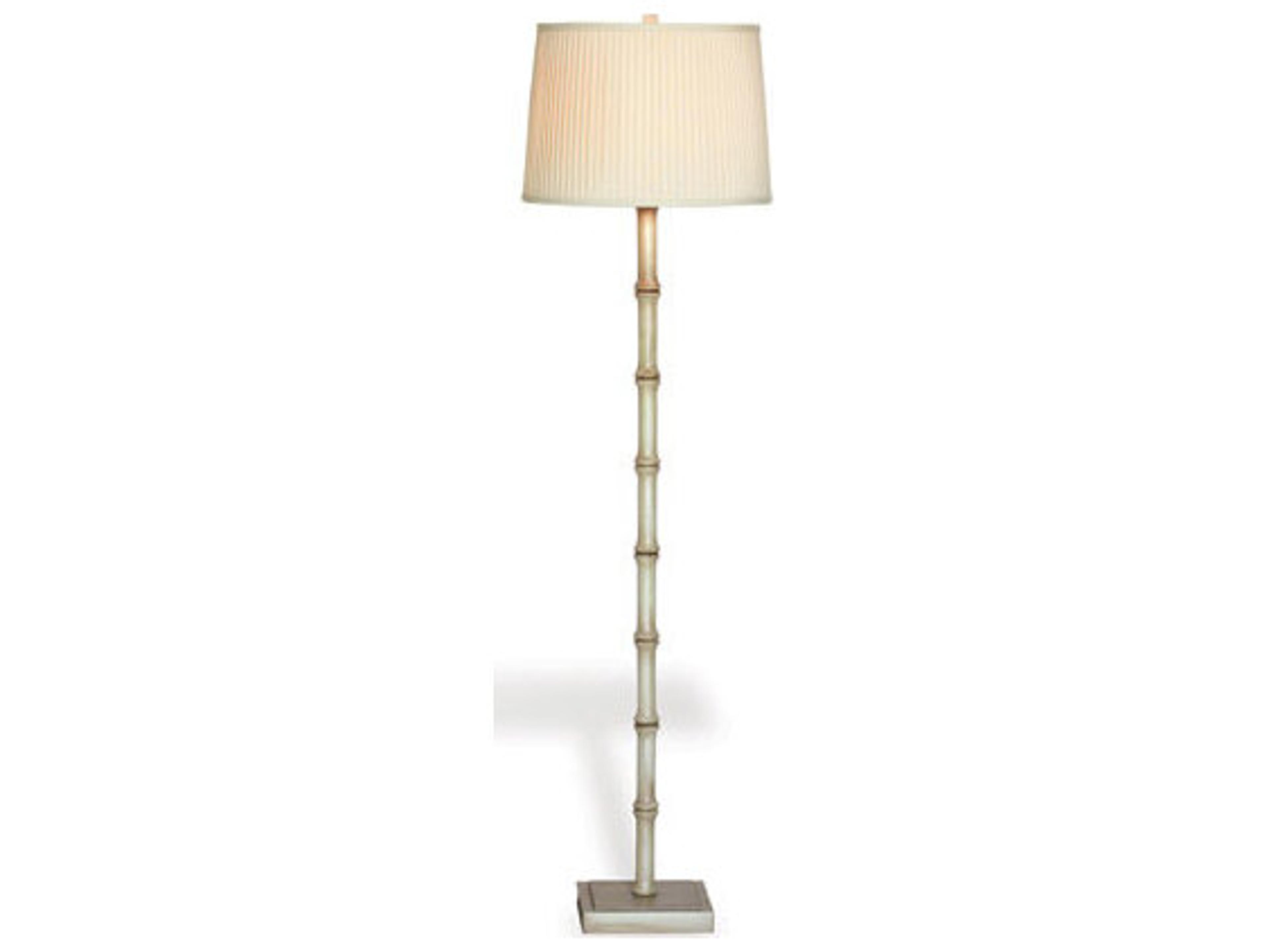 Lauderdale Ivory Floor Lamp 63"H