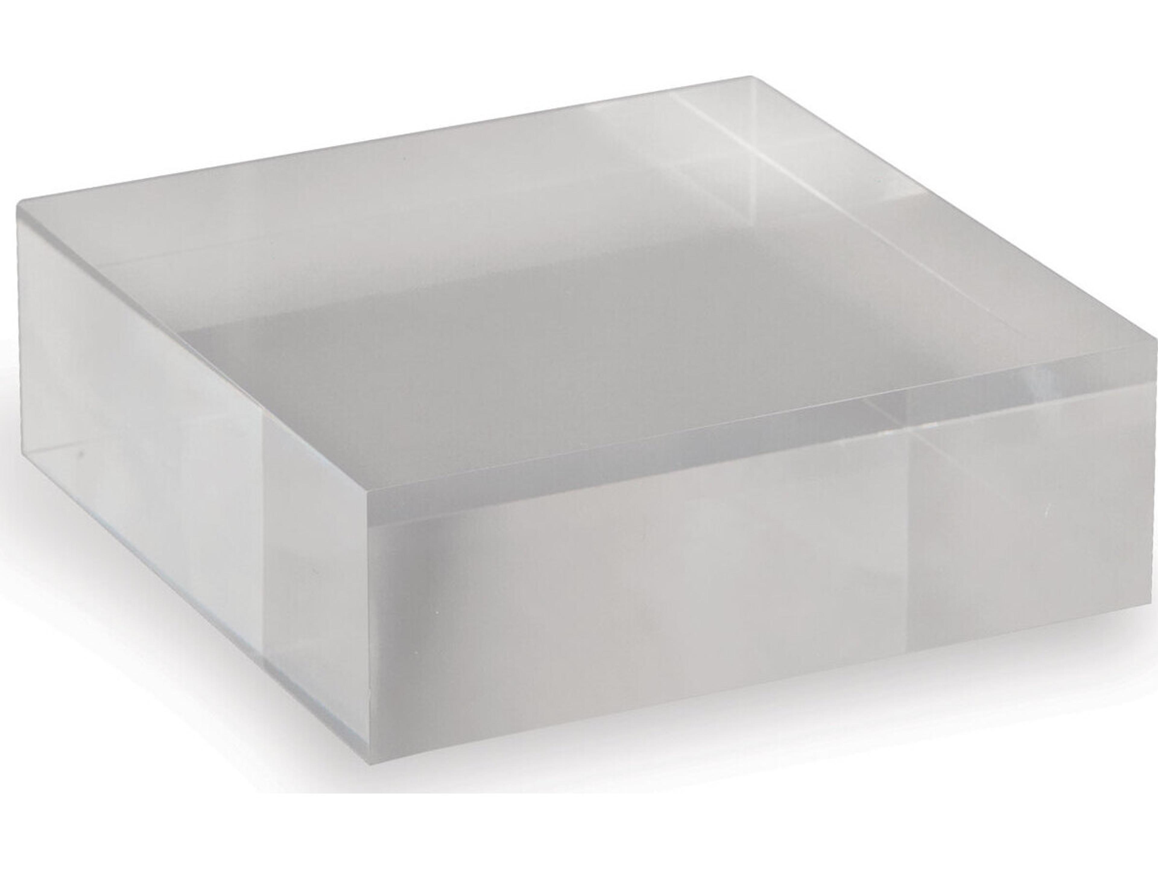 Acrylic Stand Square 6" (Set Of 2)