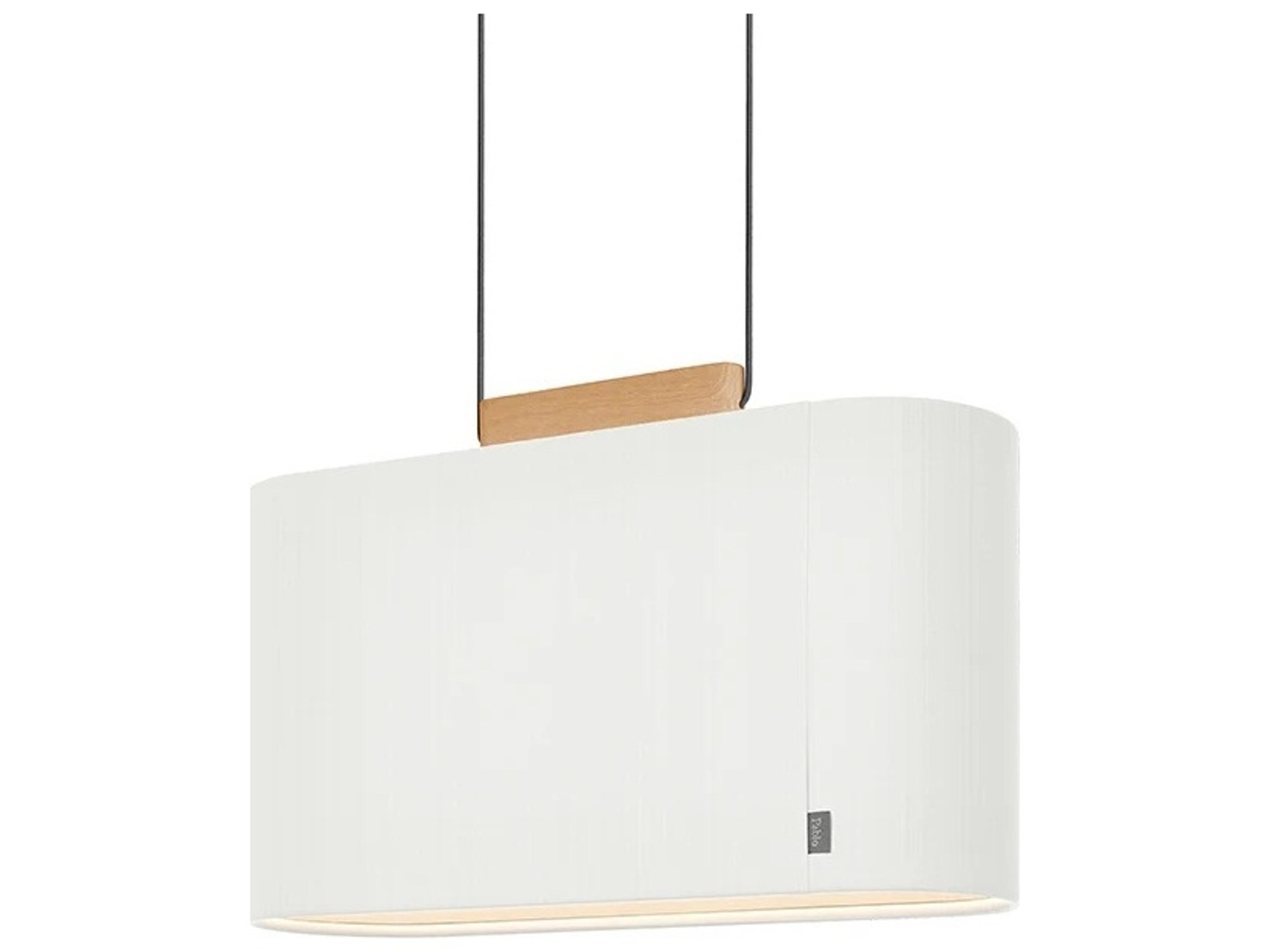 Belmont 2-Light White Drum Island Pendant