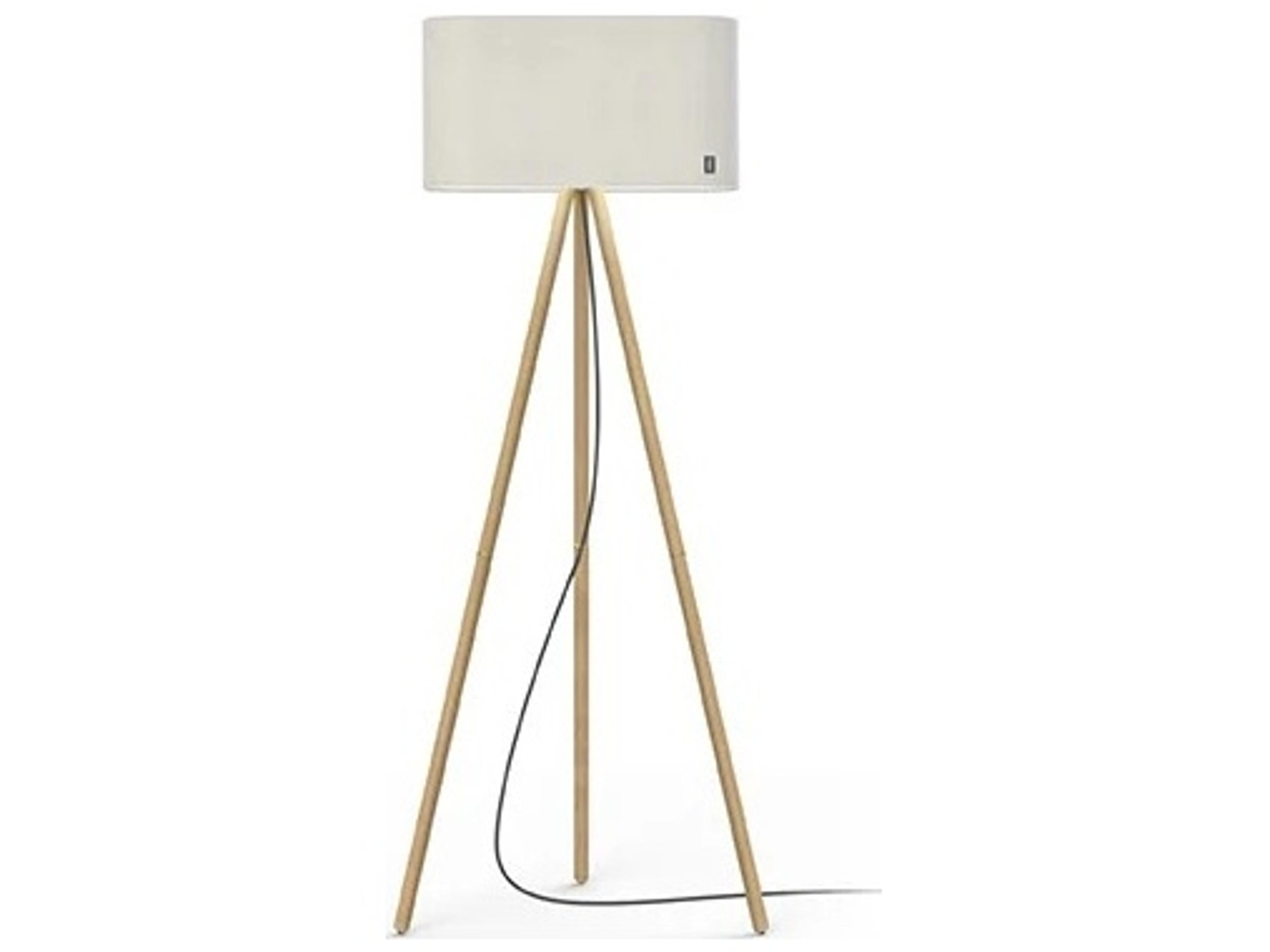 Belmont White Oak Floor Lamp