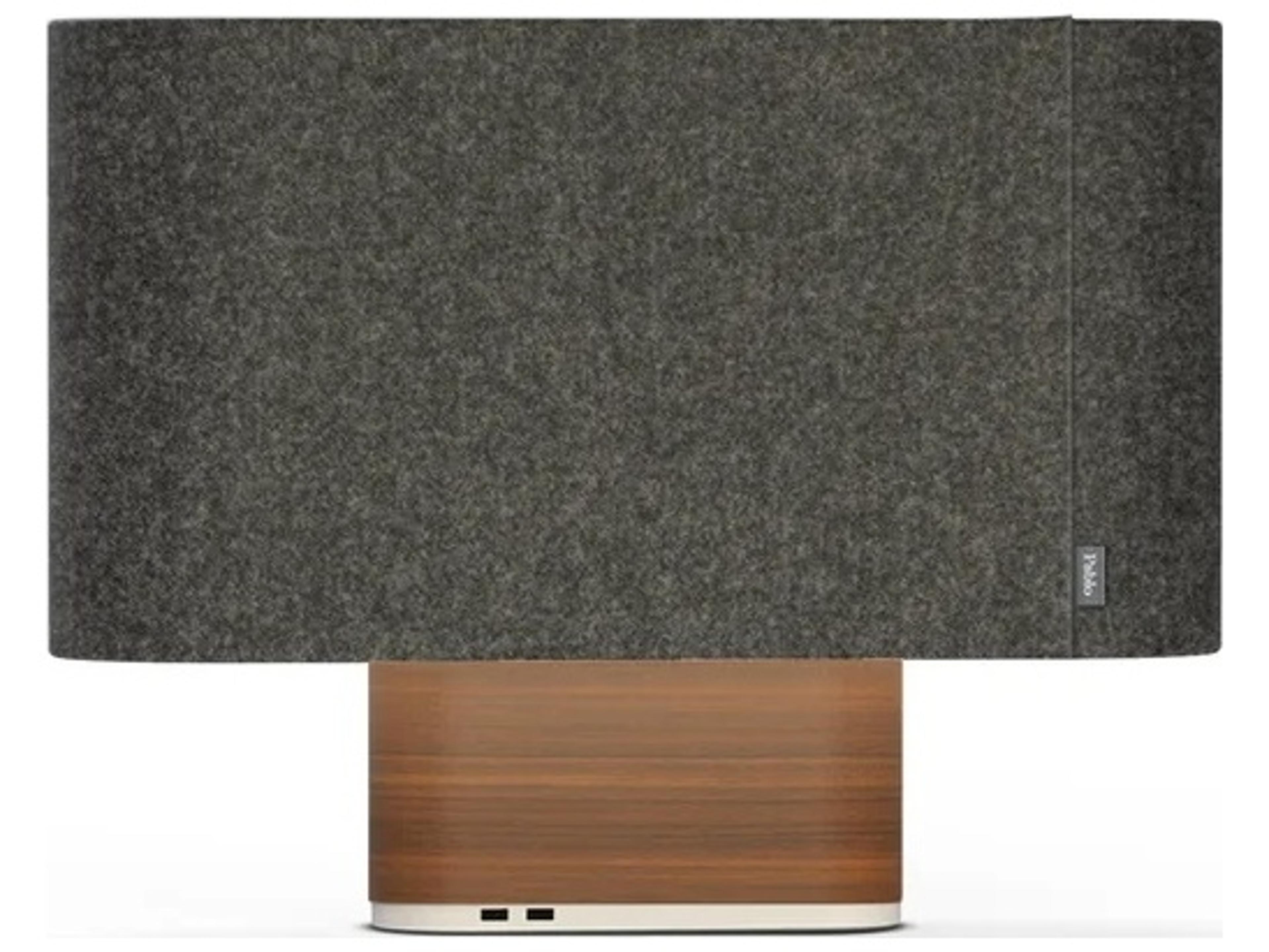 Belmont Graphite Walnut Black Table Lamp